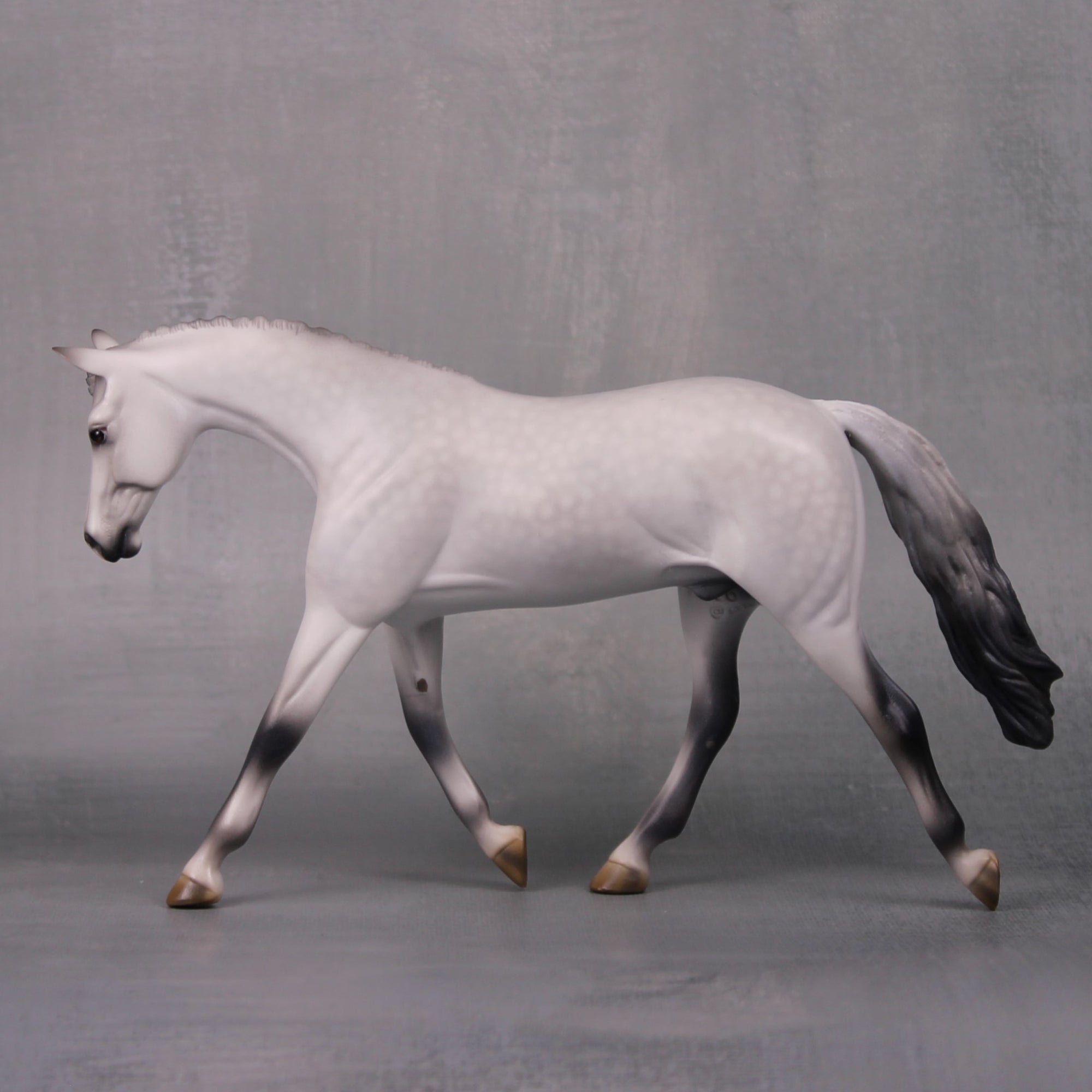 Keenan OOAK Dappled Grey Pebble Warmblood By Jess Hamill LHS24