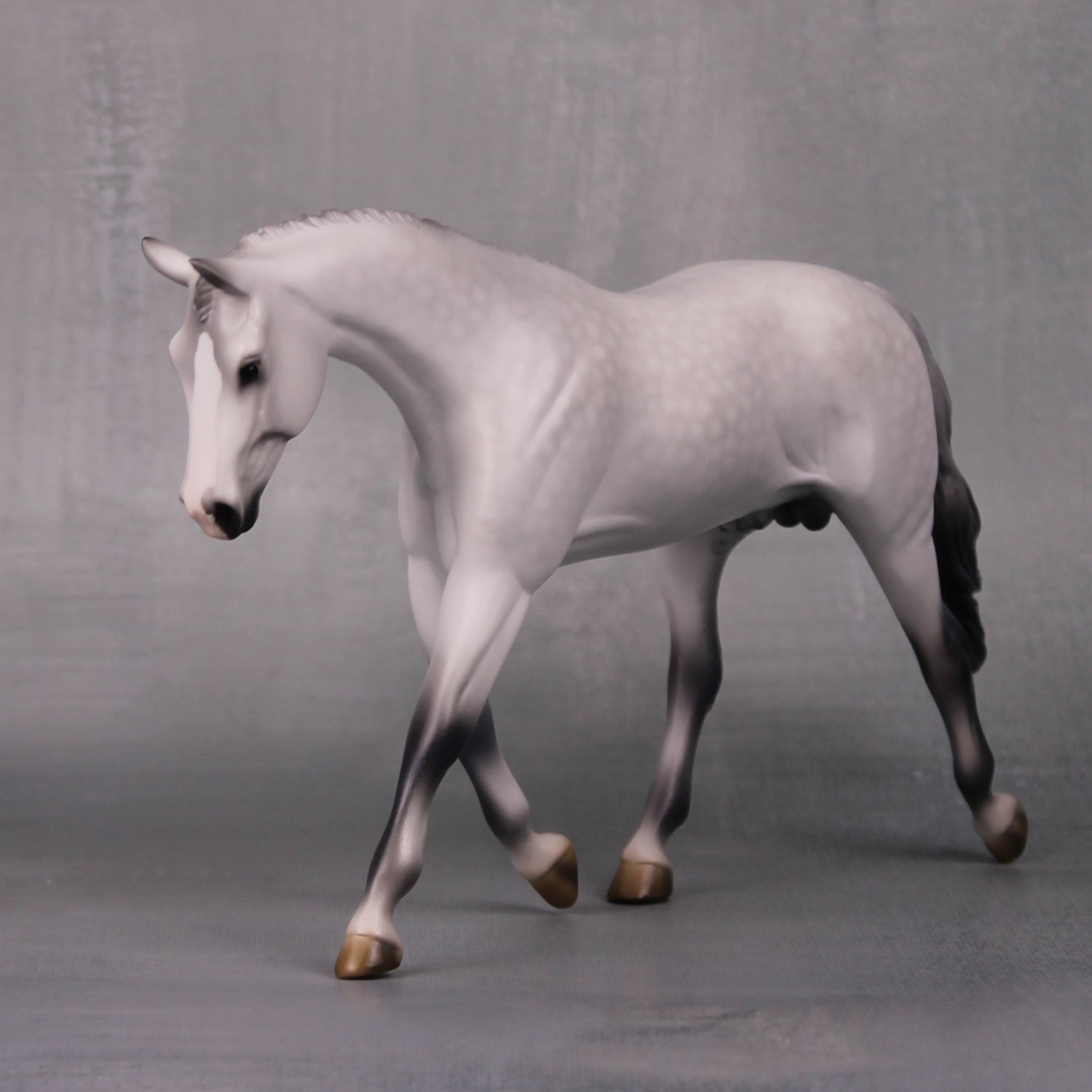 Keenan OOAK Dappled Grey Pebble Warmblood By Jess Hamill LHS24