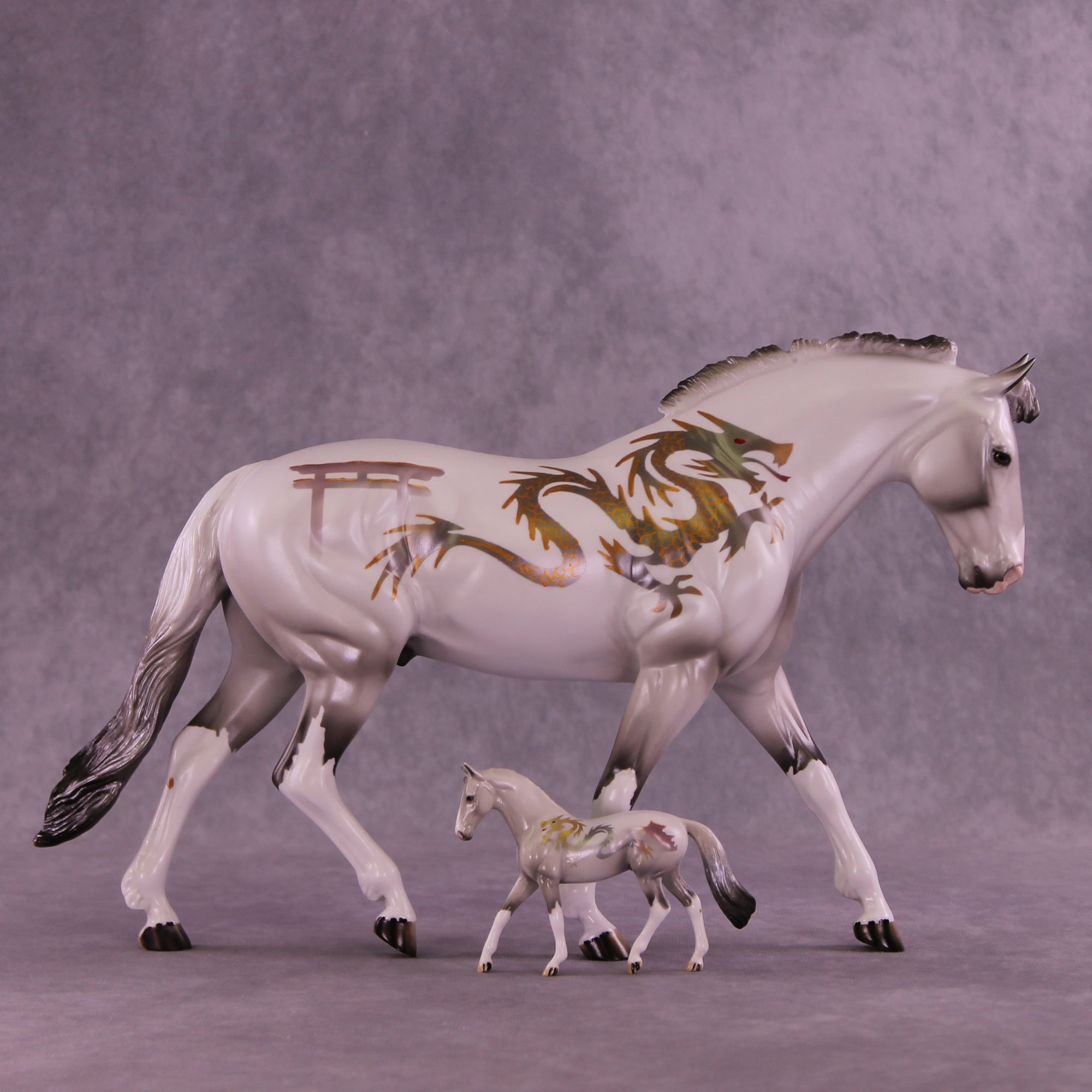 Mini Lothalox OOAK Chip Warmblood by Dawn Quick SCD26