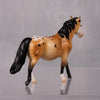 Carmel Popcorn OOAK Series of 20 Shetland Ponies Fleabitten Grey Pony Chip By Ashley Palmer LHS24 MHP