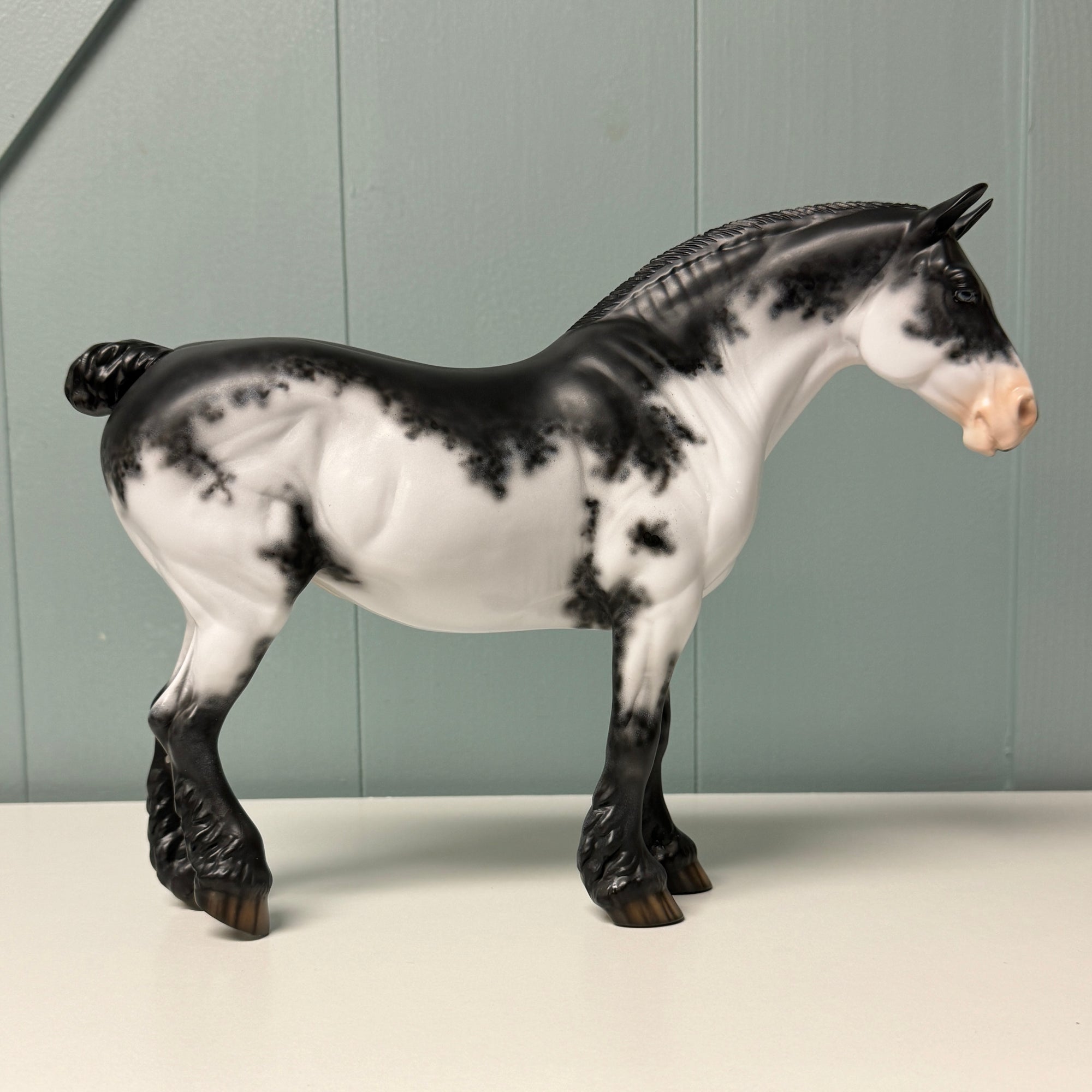 Let Luck Be A Lady OOAK Black Sabino Heavy Draft By Dawn Quick EQ24