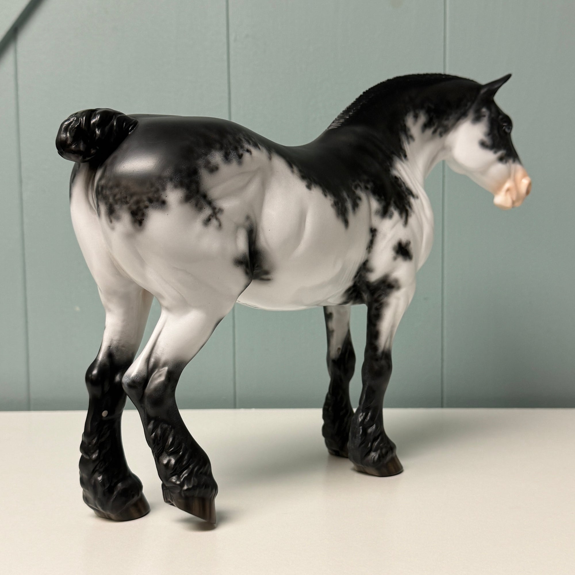 Let Luck Be A Lady OOAK Black Sabino Heavy Draft By Dawn Quick EQ24