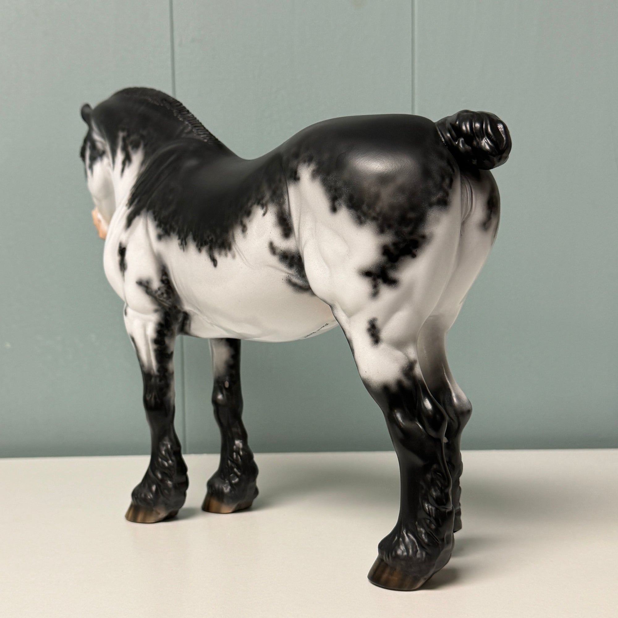 Let Luck Be A Lady OOAK Black Sabino Heavy Draft By Dawn Quick EQ24