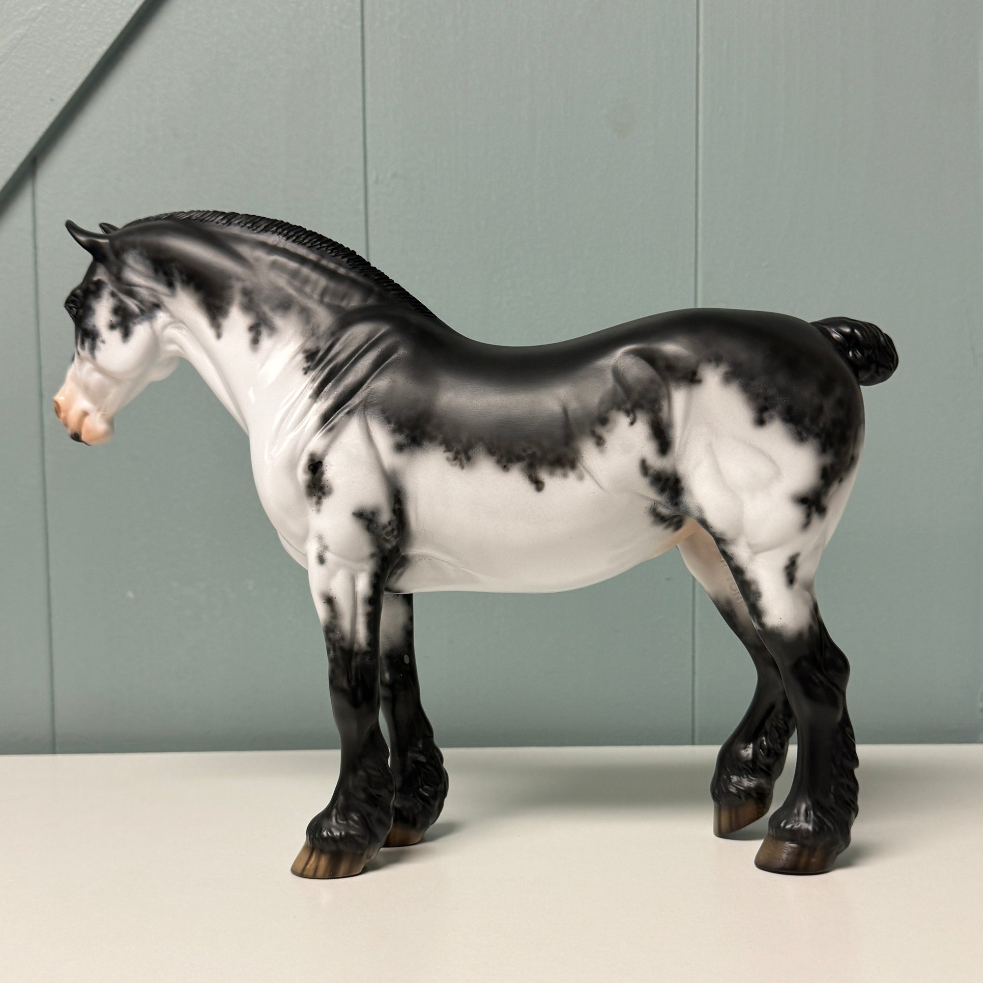 Let Luck Be A Lady OOAK Black Sabino Heavy Draft By Dawn Quick EQ24