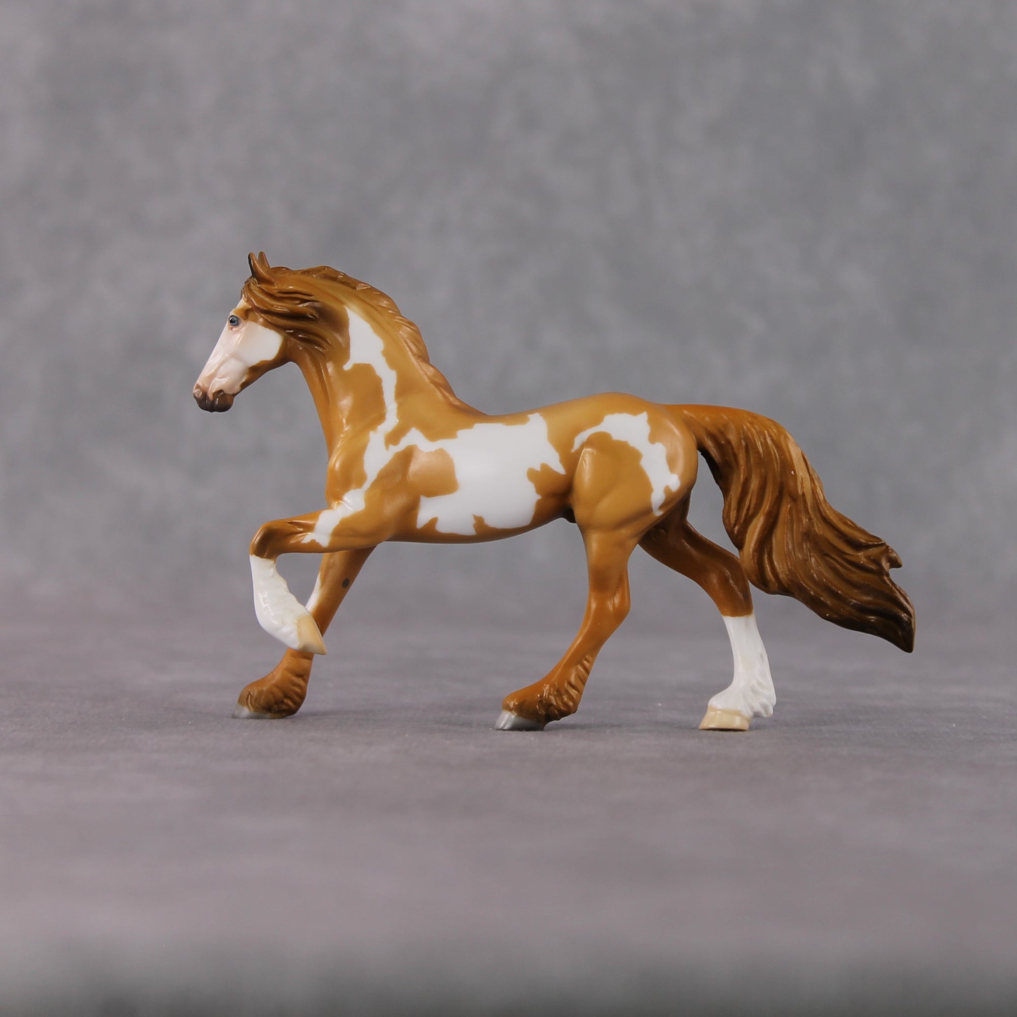 "Potato" LE-2 Light Chestnut Overo Friesian Chip By Jamie Adamson $99 Chips Sale 02/03/2025