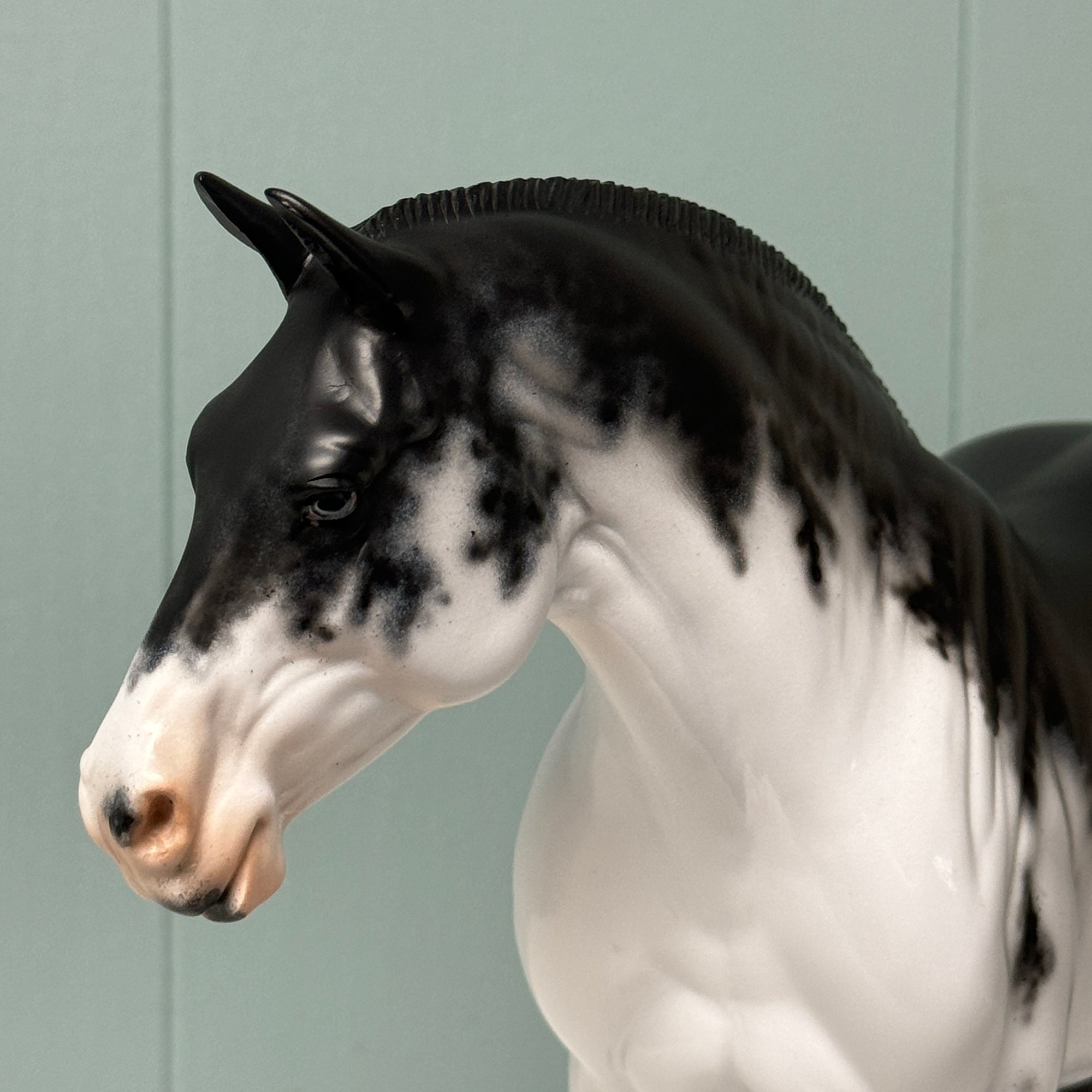 Let Luck Be A Lady OOAK Black Sabino Heavy Draft By Dawn Quick EQ24