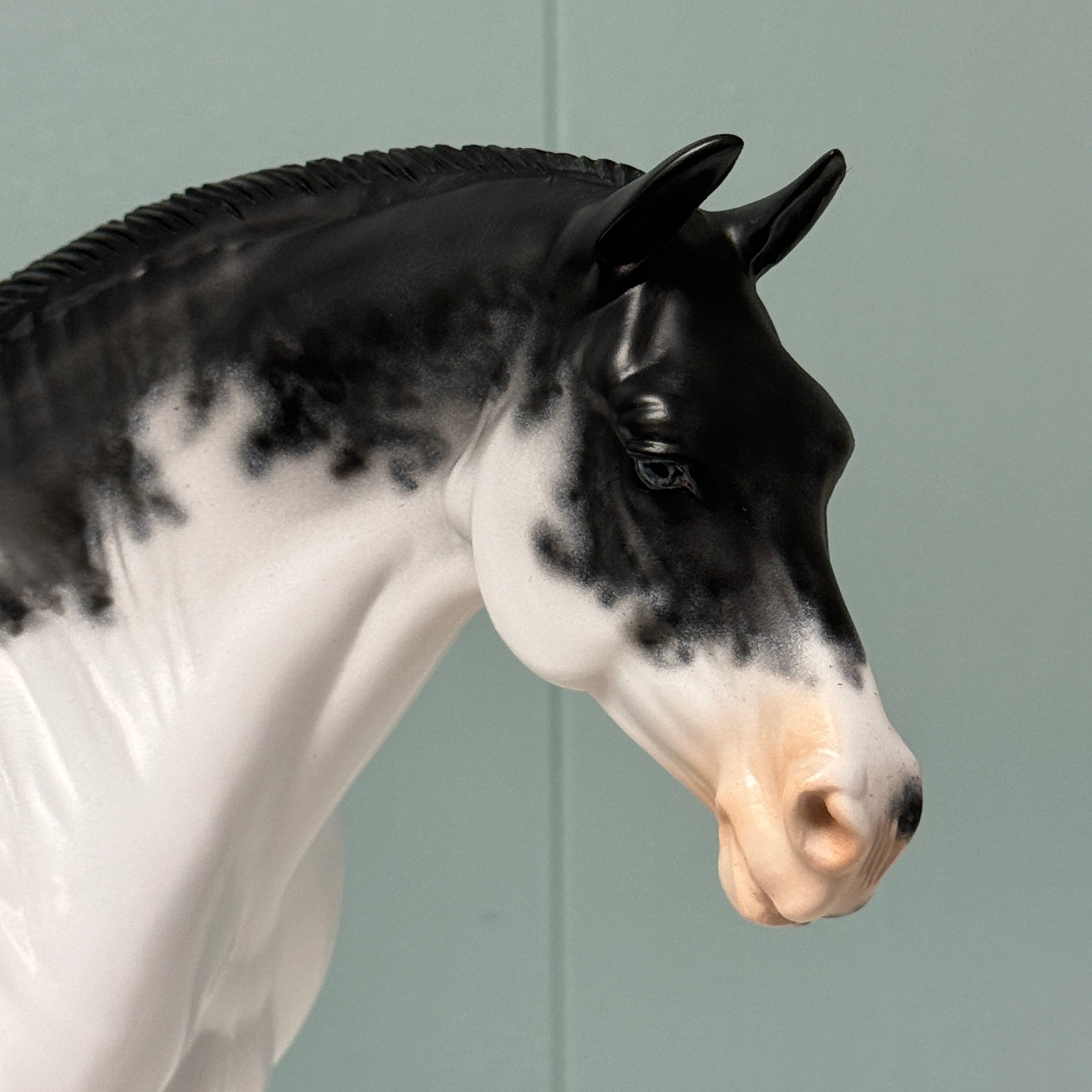 Let Luck Be A Lady OOAK Black Sabino Heavy Draft By Dawn Quick EQ24