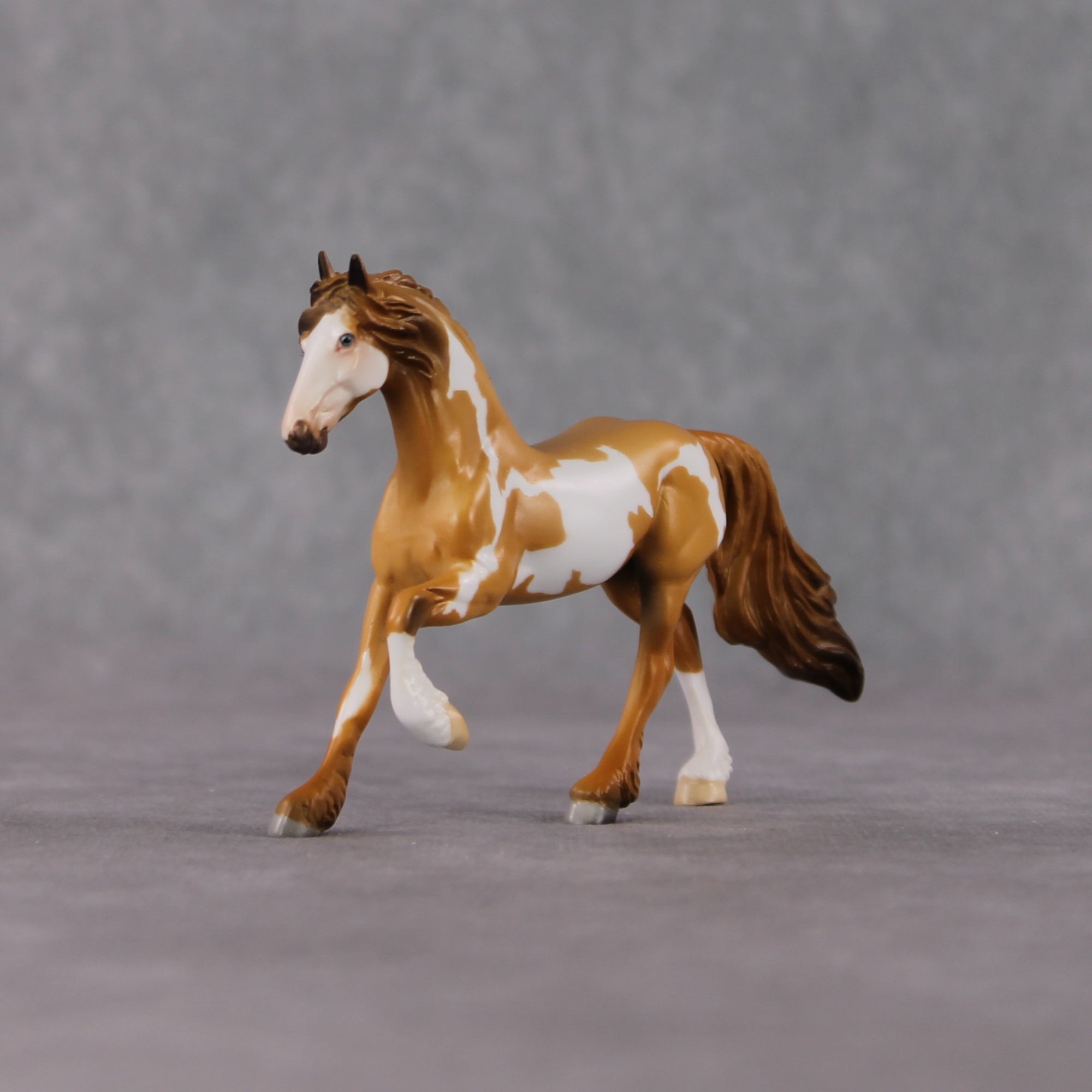 "Potato" LE-2 Light Chestnut Overo Friesian Chip By Jamie Adamson $99 Chips Sale 02/03/2025