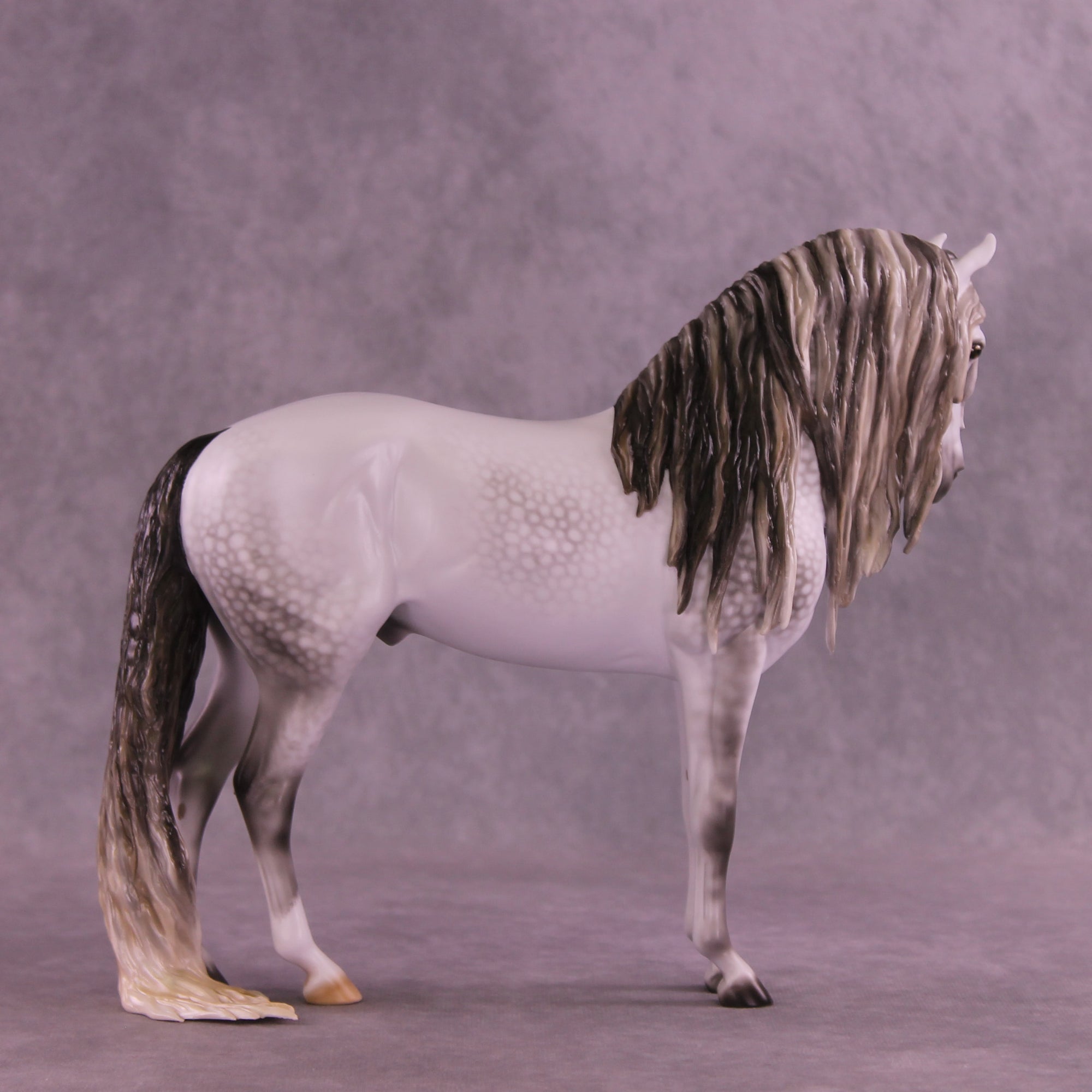 Mega Marshmallow Fluff Fandango OOAK EFCM Andalusian by Ellen Robbins &amp; Melanie Miller SCD26
