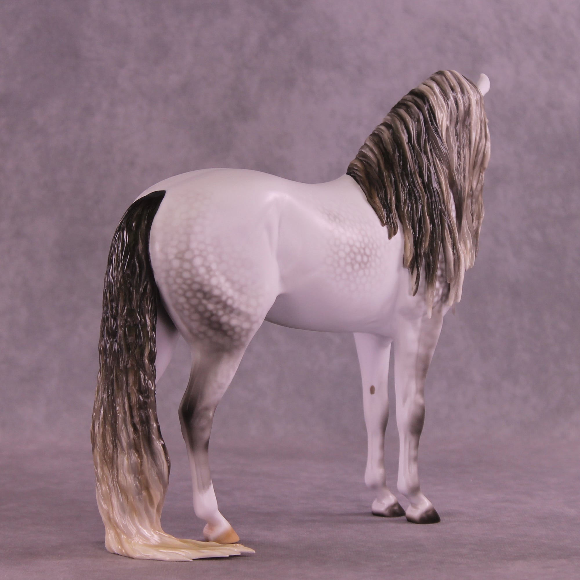 Mega Marshmallow Fluff Fandango OOAK EFCM Andalusian by Ellen Robbins &amp; Melanie Miller SCD26