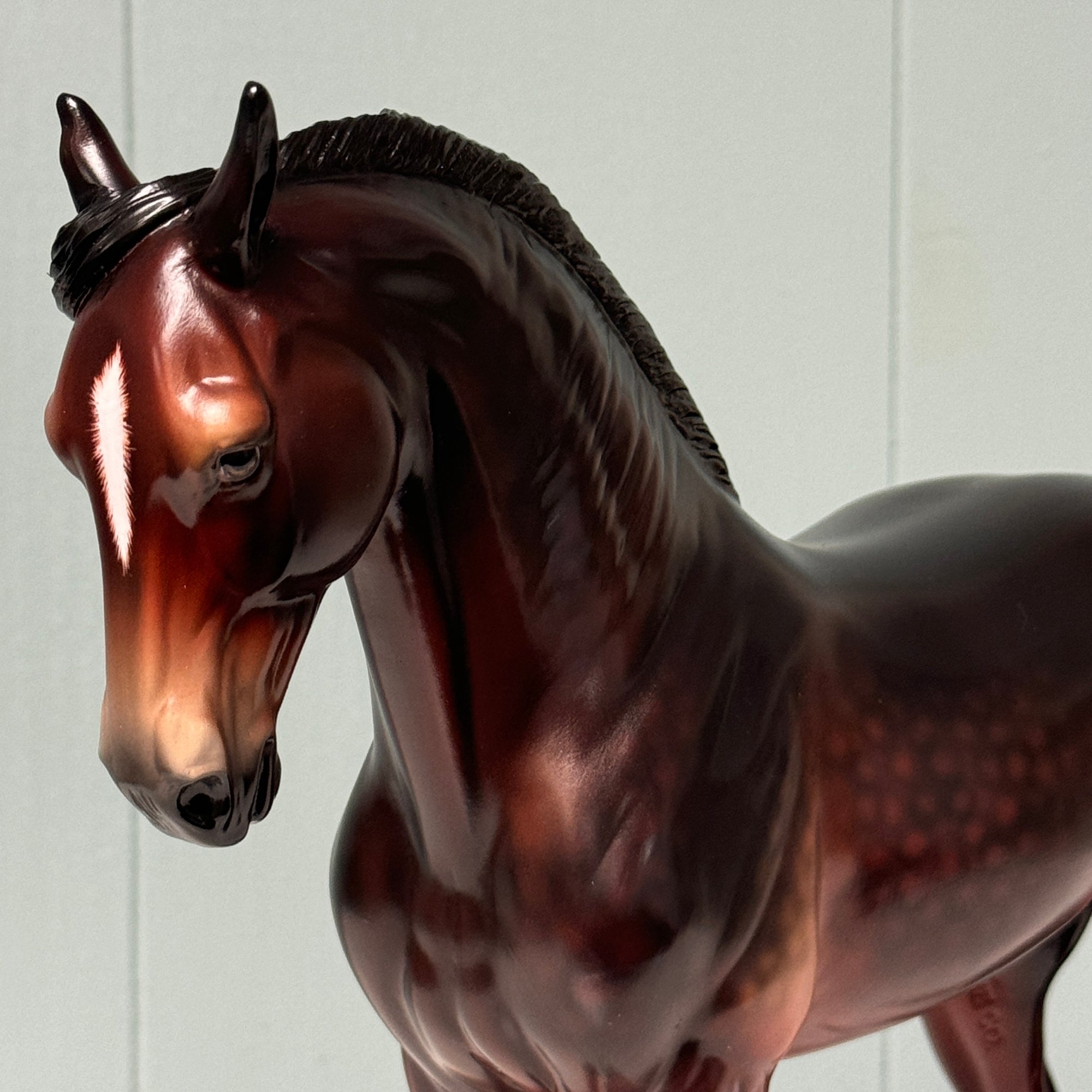 Seluvis OOAK Dappled Dark Bay Andalusian By Angela Marleau EQ24