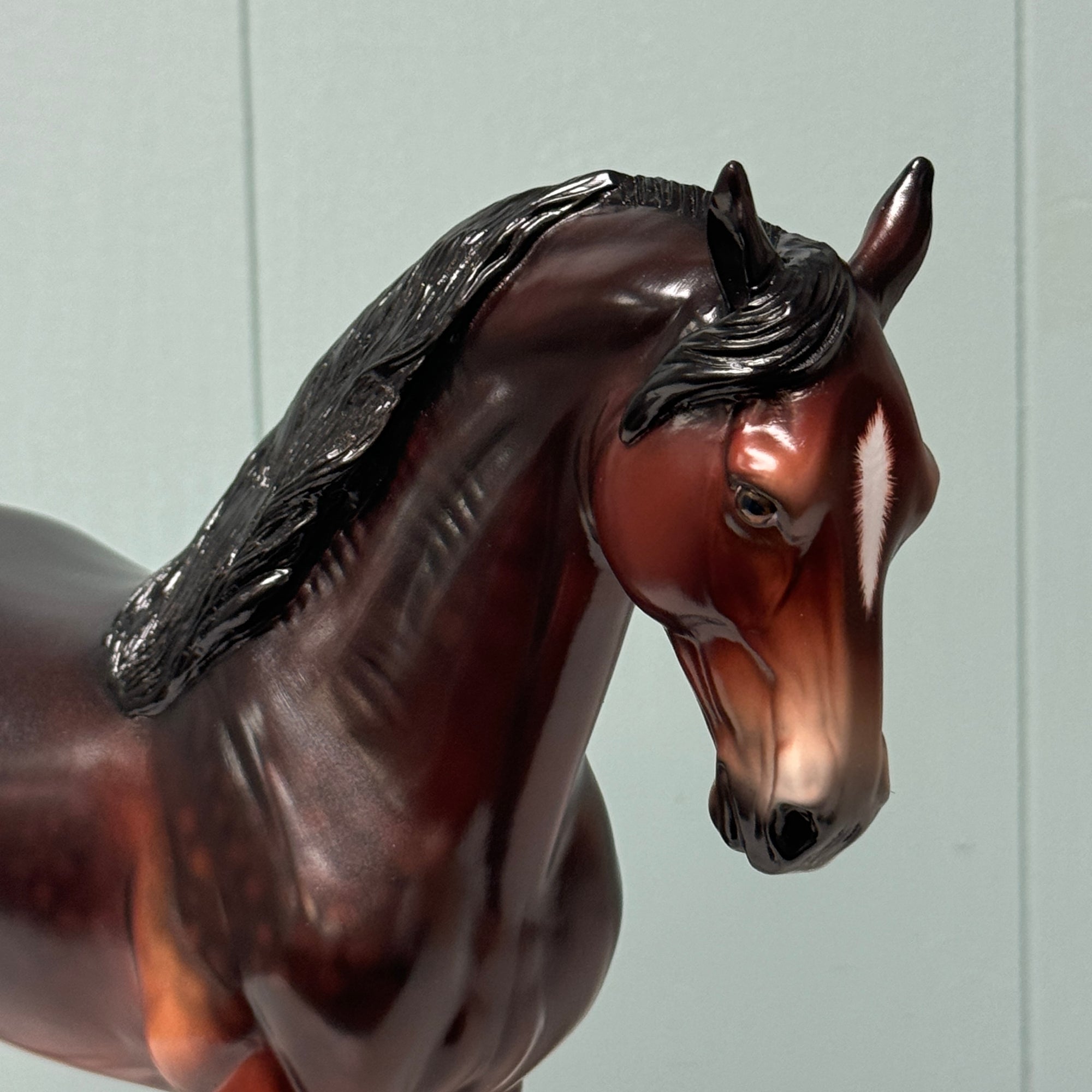 Seluvis OOAK Dappled Dark Bay Andalusian By Angela Marleau EQ24