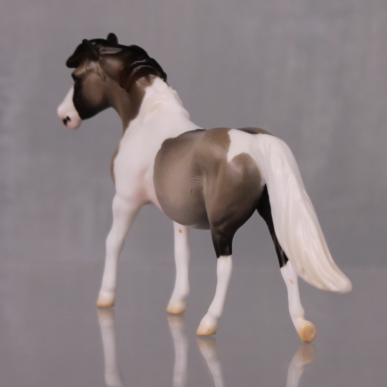 Cocoa Puffs OOAK Series of 20 Shetland Ponies Grulla Tobiano Pony Chip By Jess Hamill LHS24