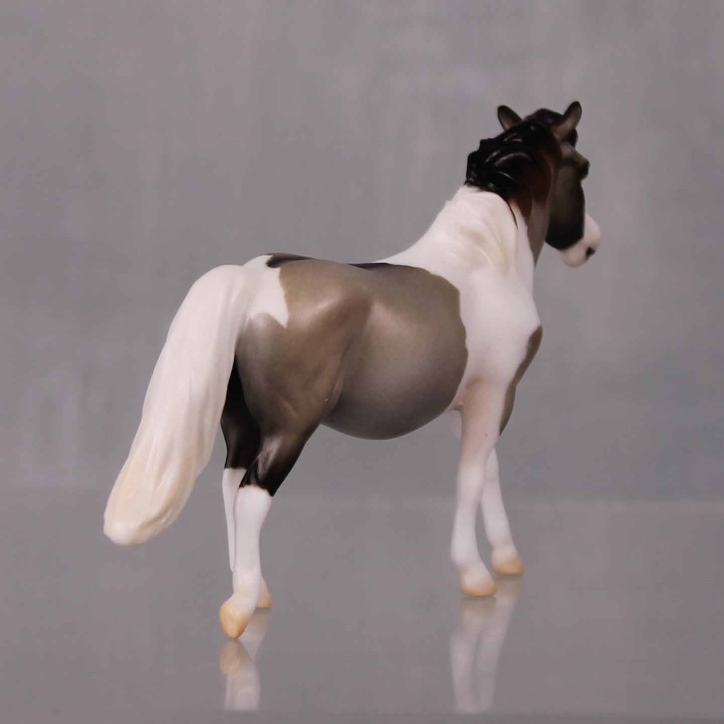 Cocoa Puffs OOAK Series of 20 Shetland Ponies Grulla Tobiano Pony Chip By Jess Hamill LHS24