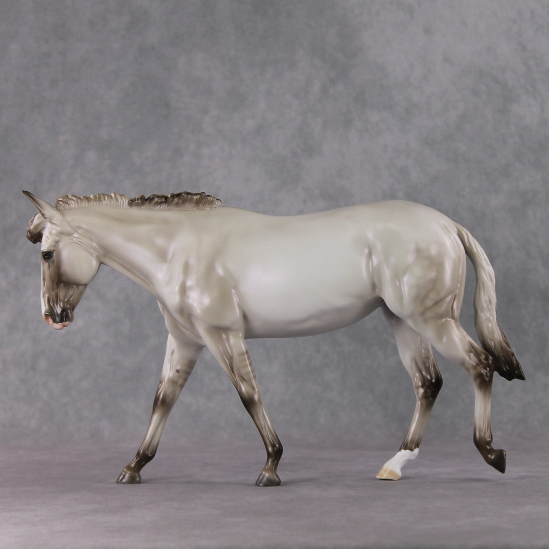 "Vexica" LE-10 Dappled Silver Grulla Mule By Ashley Palmer - 2025 Zodiac Series ZS25