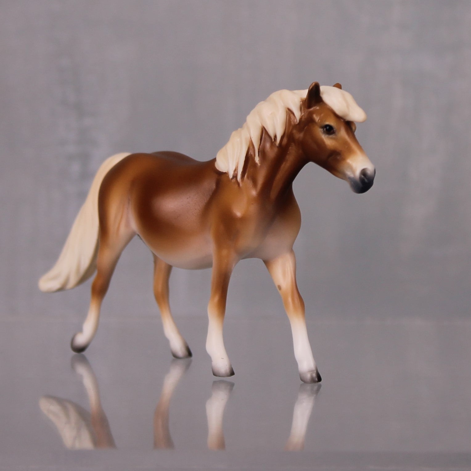 Oats OOAK Series of 20 Shetland Ponies Chestnut Pangare Pony Chip By Jess Hamill LHS24 MHP