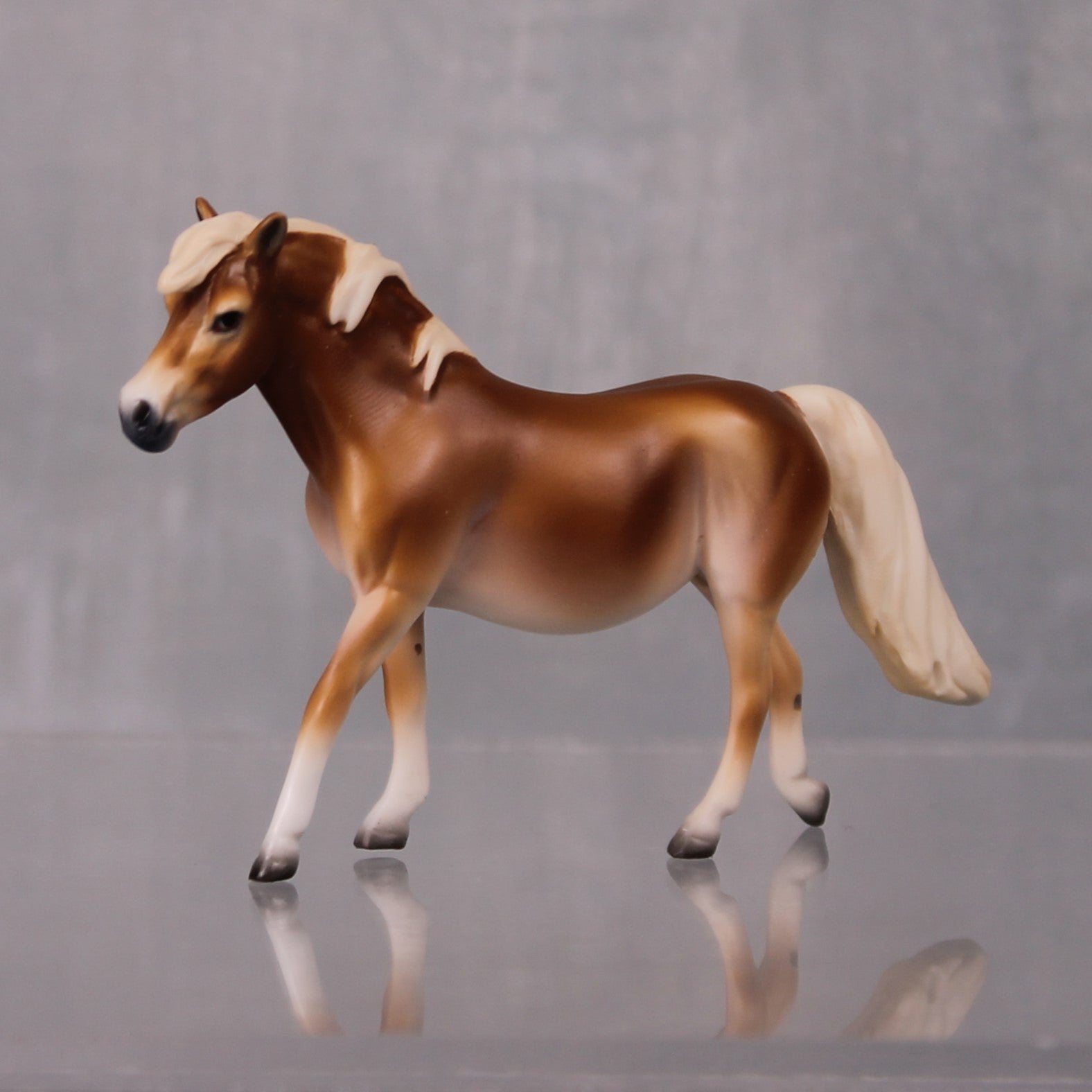 Oats OOAK Series of 20 Shetland Ponies Chestnut Pangare Pony Chip By Jess Hamill LHS24 MHP