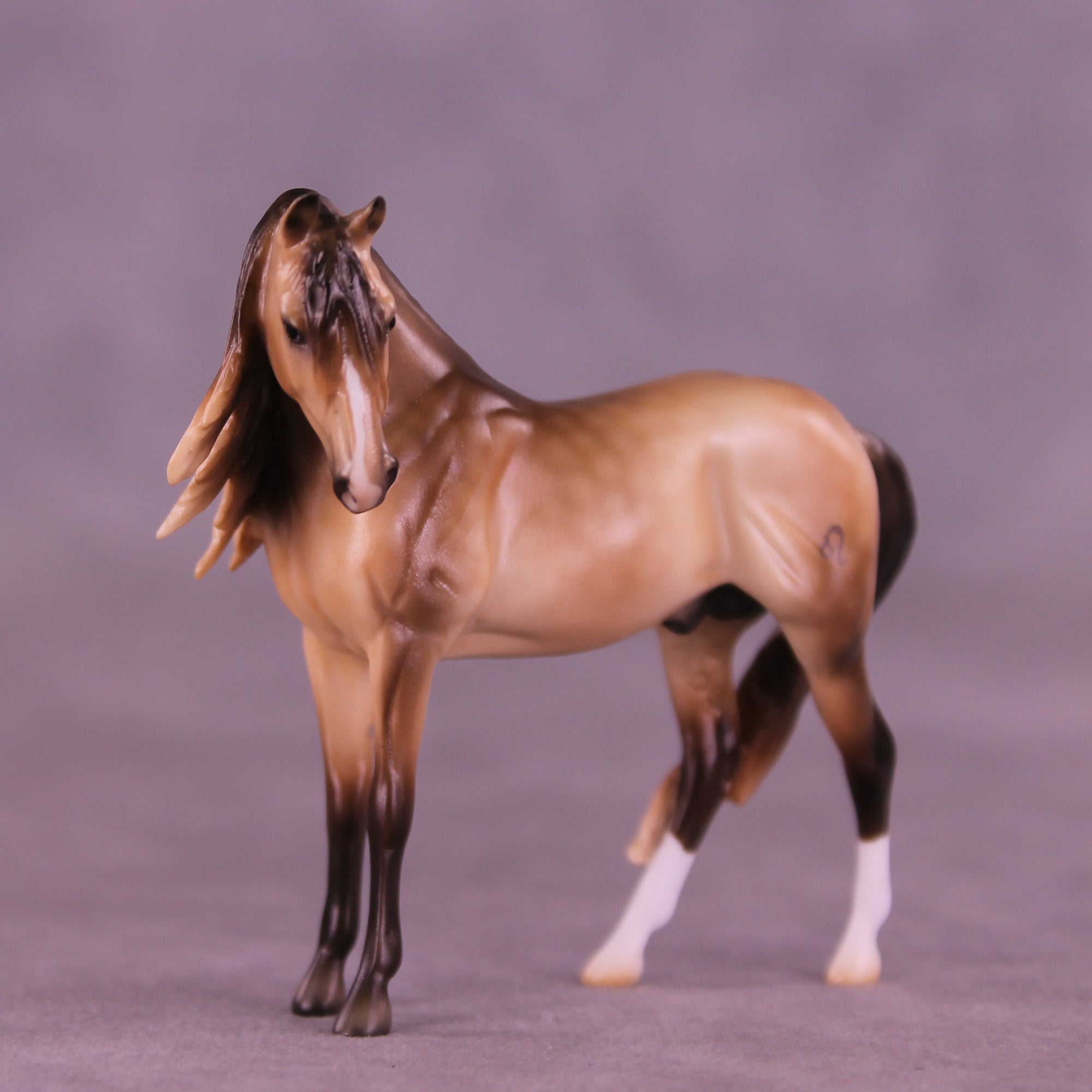 Mini Regulus OOAK EFCM Chip Andalusian by Ashley Palmer &amp; Melanie Miller SCD26