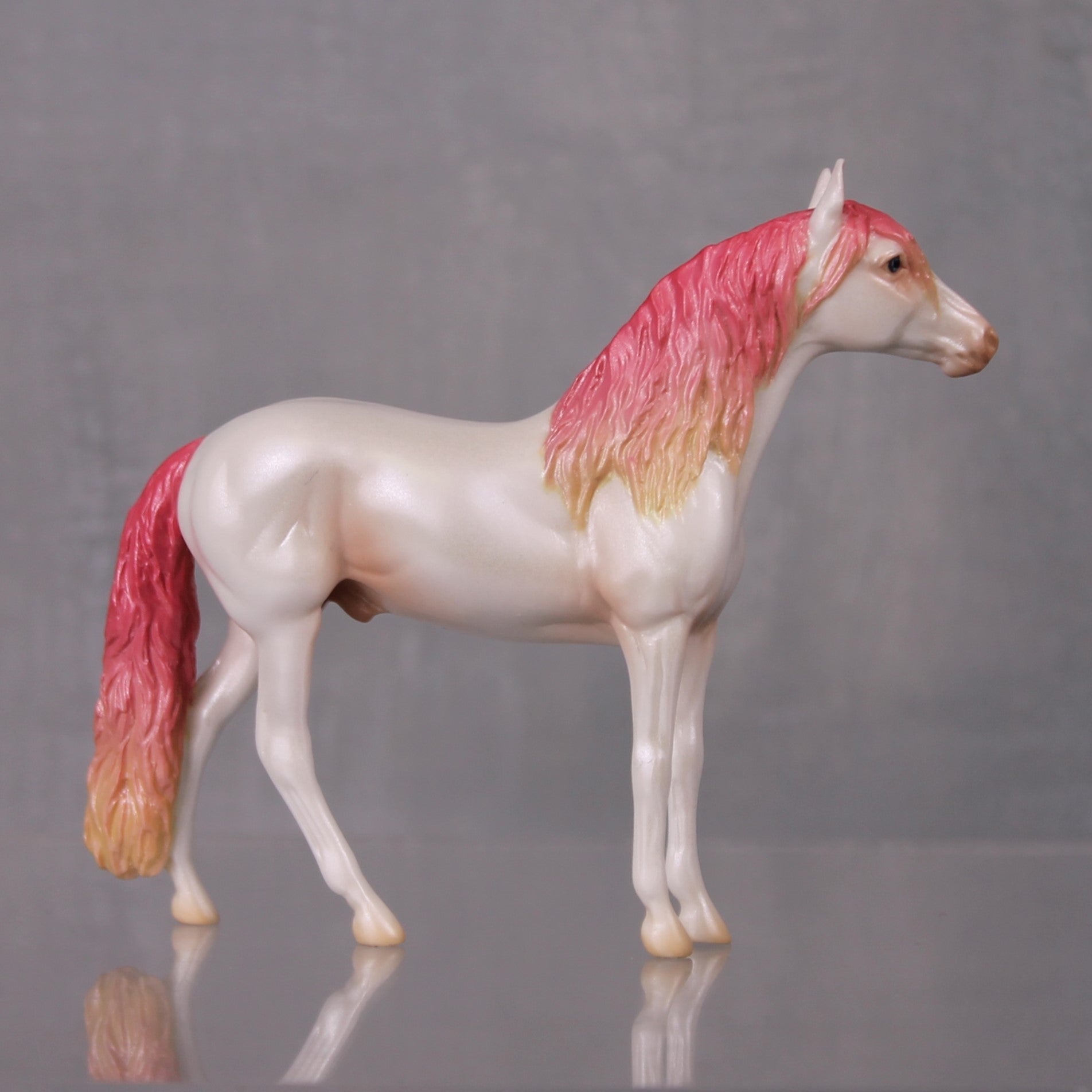 Vistoso OOAK Pearl Series Chips - Pearl &amp; Pink Andalusian Chip By Jess Hamill LHS24 MHP