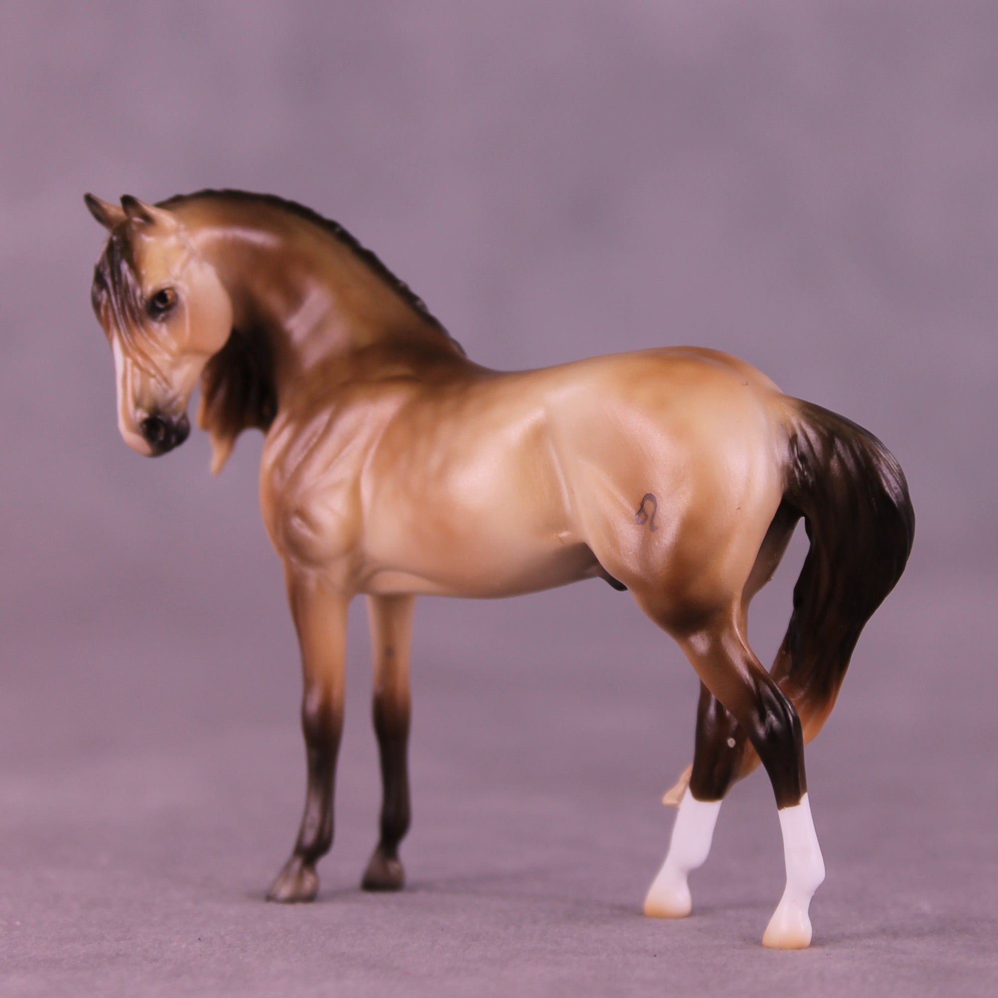 Mini Regulus OOAK EFCM Chip Andalusian by Ashley Palmer &amp; Melanie Miller SCD26