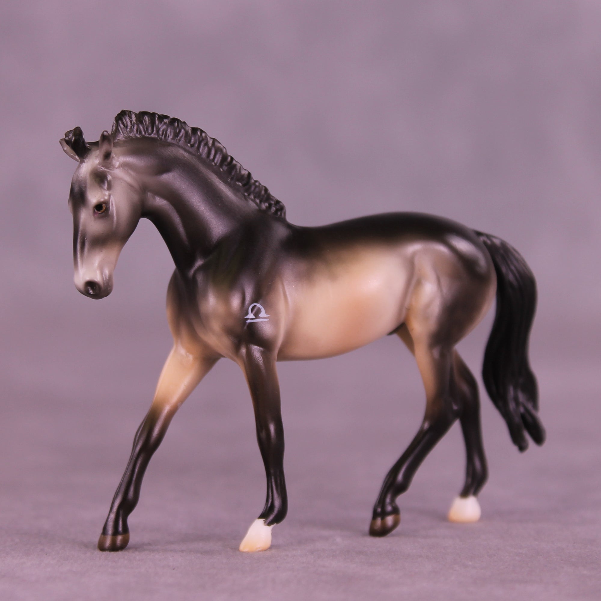 Mini Upsilon OOAK EFCM Chip Warmblood by Ashley Palmer &amp; Melanie Miller SCD26