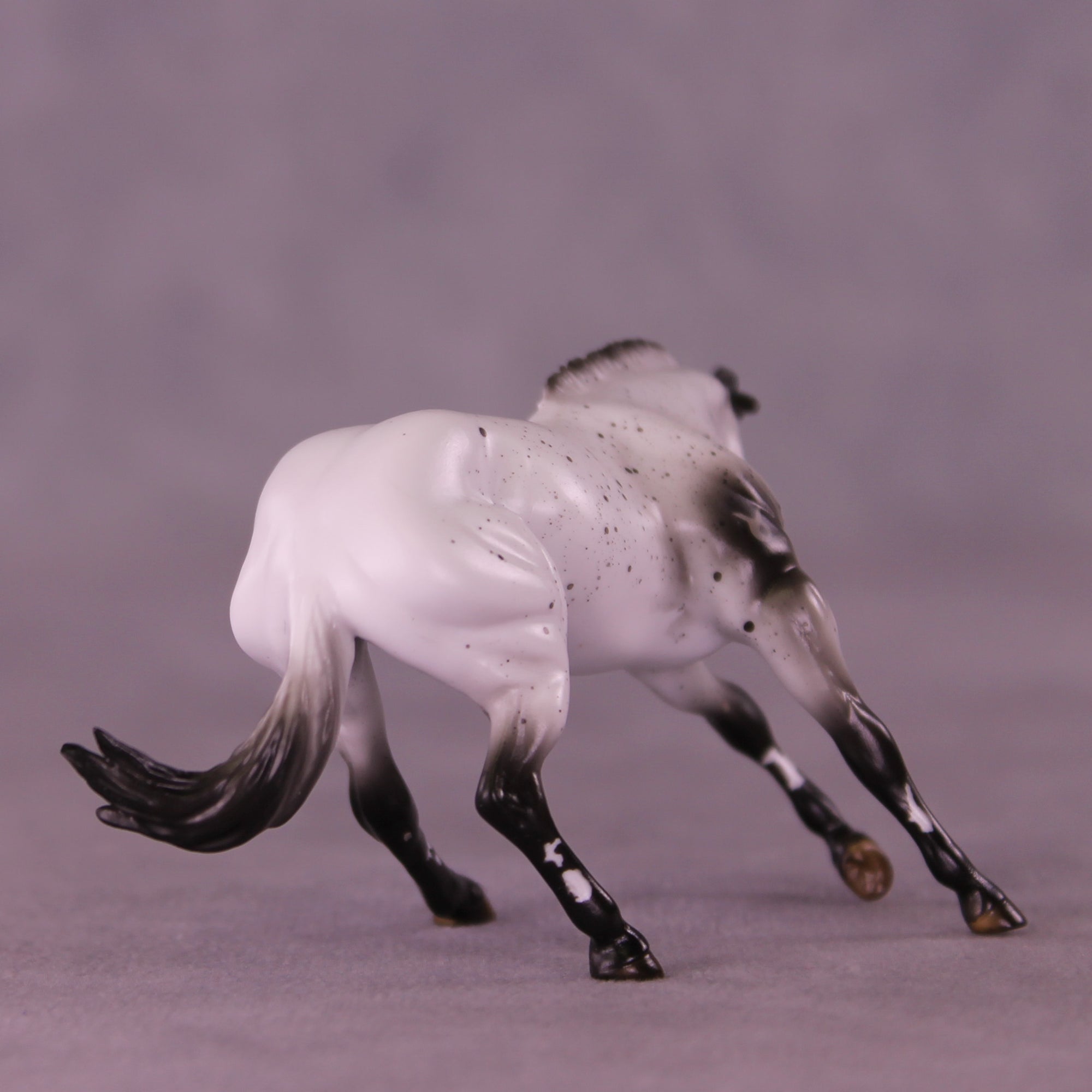 Mini Alcyone OOAK EFCM Chip Cutting Horse by Ashley Palmer &amp; Melanie Miller SCD26