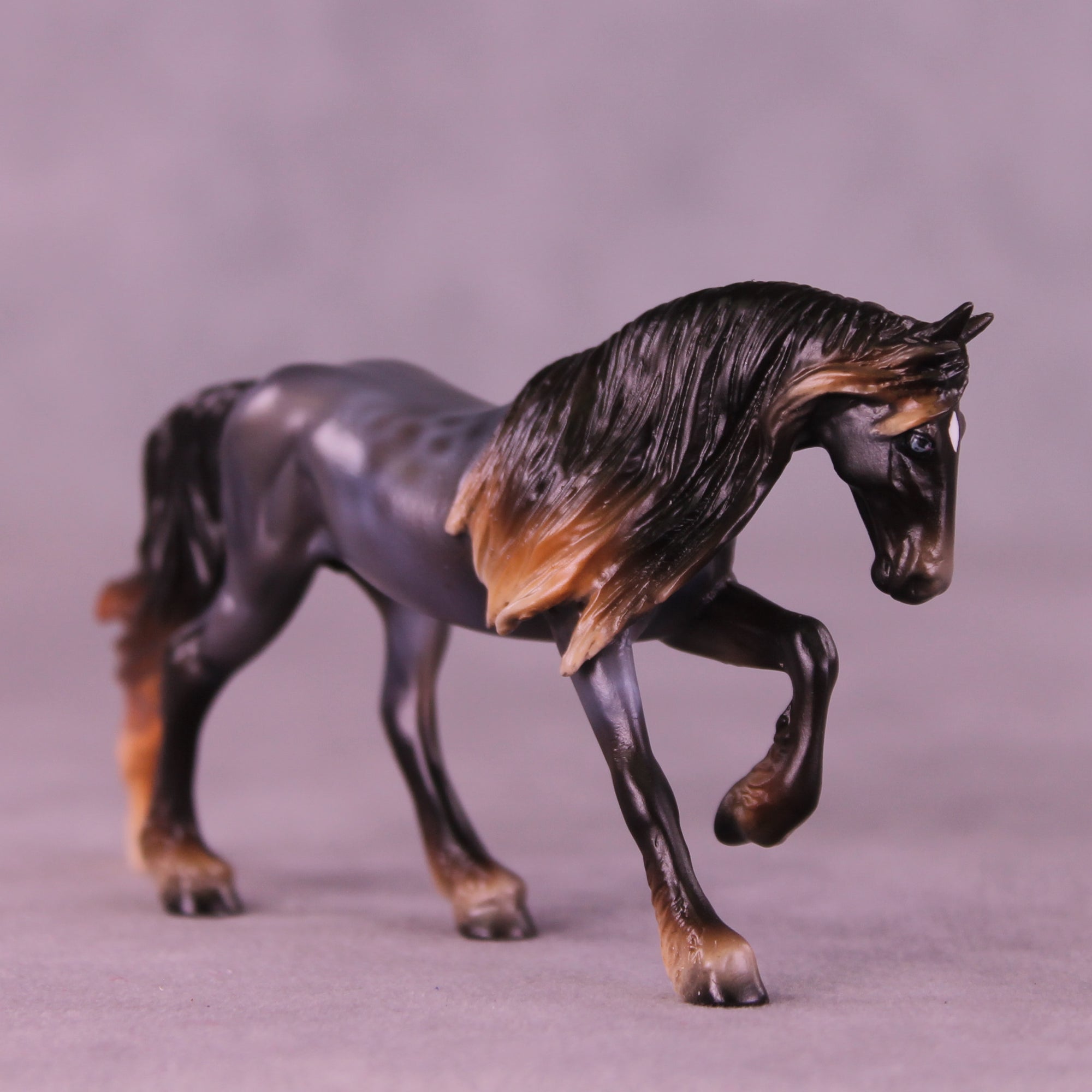 Mini Bunda OOAK EFCM Chip Friesian by Ashley Palmer &amp; Melanie Miller SCD26