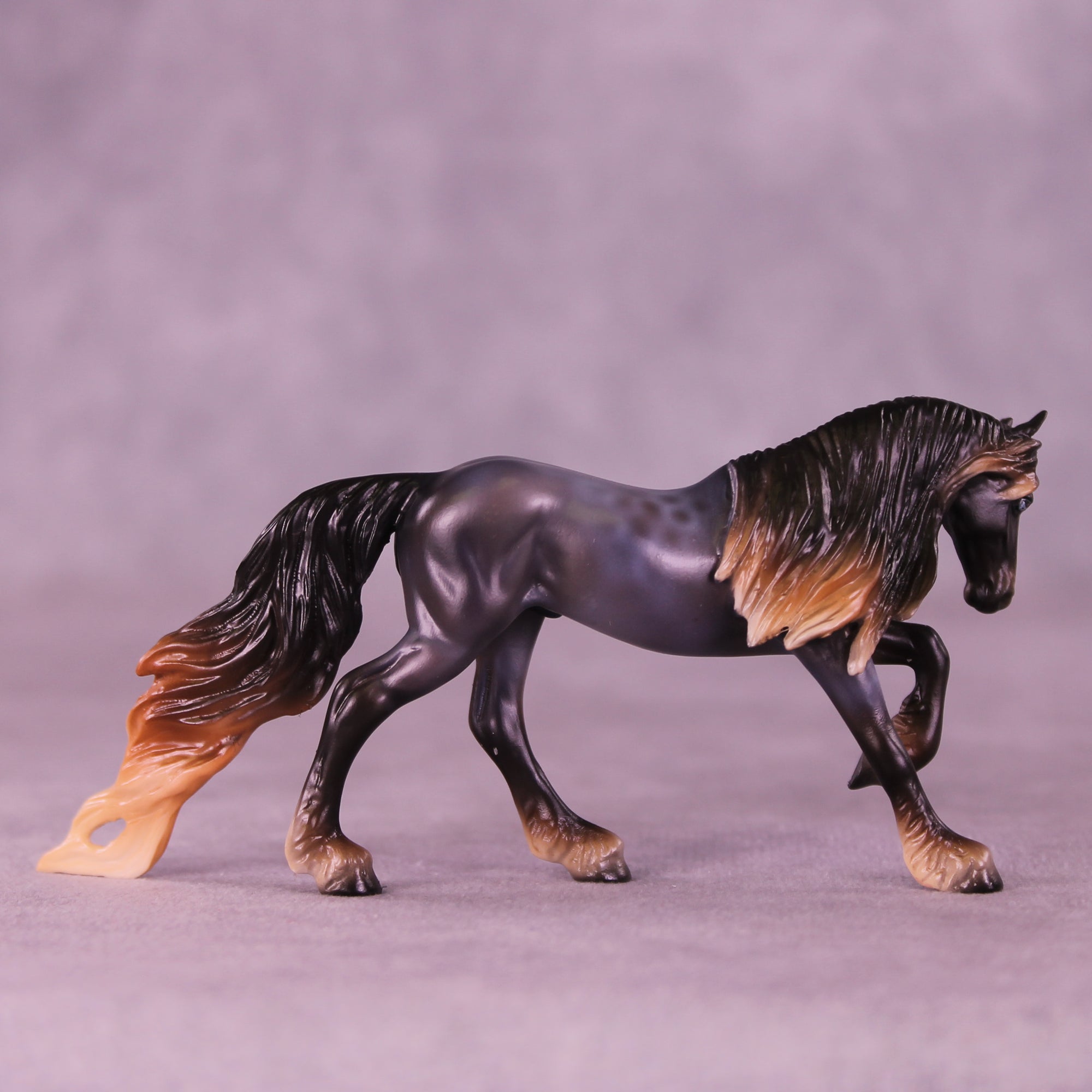 Mini Bunda OOAK EFCM Chip Friesian by Ashley Palmer &amp; Melanie Miller SCD26
