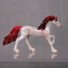 Spalvinga OOAK Pearl Series - Pearl and Red Friesian Chip By Jamie Adamson LHS24