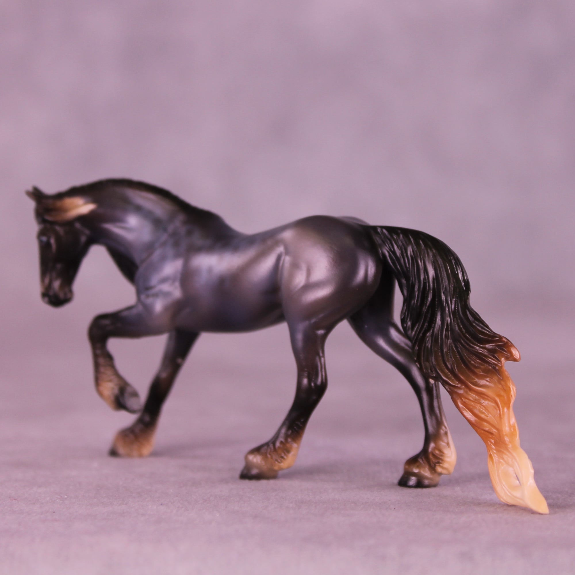 Mini Bunda OOAK EFCM Chip Friesian by Ashley Palmer &amp; Melanie Miller SCD26