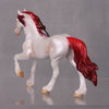 Spalvinga OOAK Pearl Series - Pearl and Red Friesian Chip By Jamie Adamson LHS24