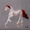 Spalvinga OOAK Pearl Series - Pearl and Red Friesian Chip By Jamie Adamson LHS24