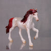 Spalvinga OOAK Pearl Series - Pearl and Red Friesian Chip By Jamie Adamson LHS24