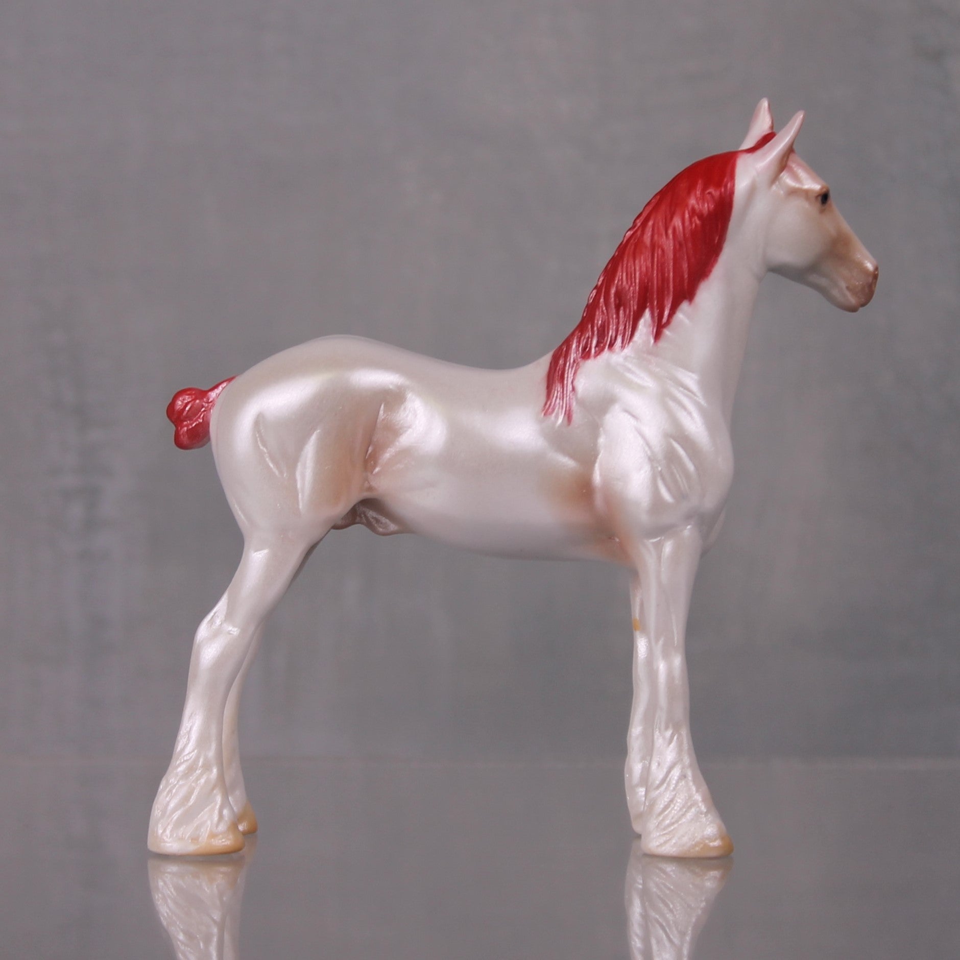 Dathach OOAK Pearl Series - Pearl and Red Draft Chip By Jamie Adamson LHS24