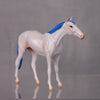 Makulay OOAK Pearl Series - Pearl and Blue Thoroughbred Chip By Jamie Adamson LHS24