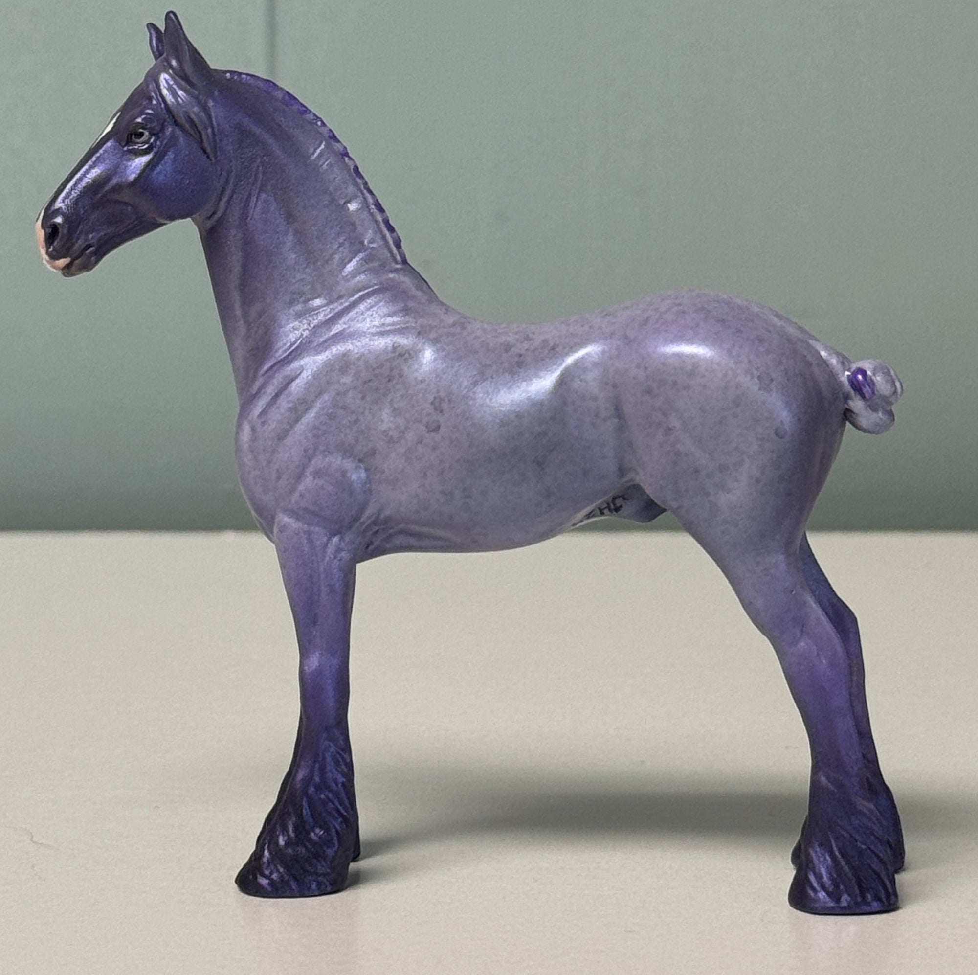 Helitrope OOAK Deco Purple Draft Chip By Jess Hamill EQ24