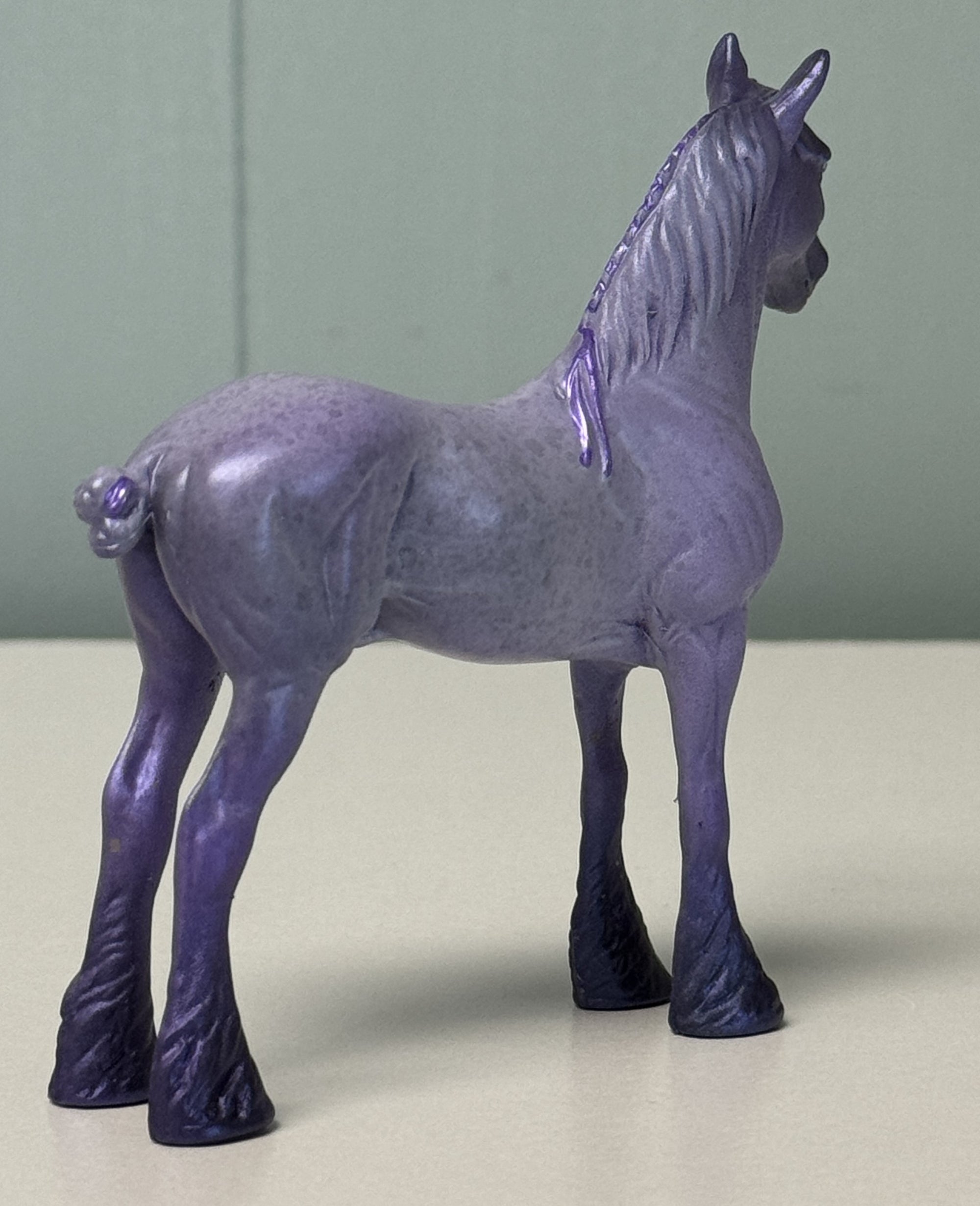 Helitrope OOAK Deco Purple Draft Chip By Jess Hamill EQ24