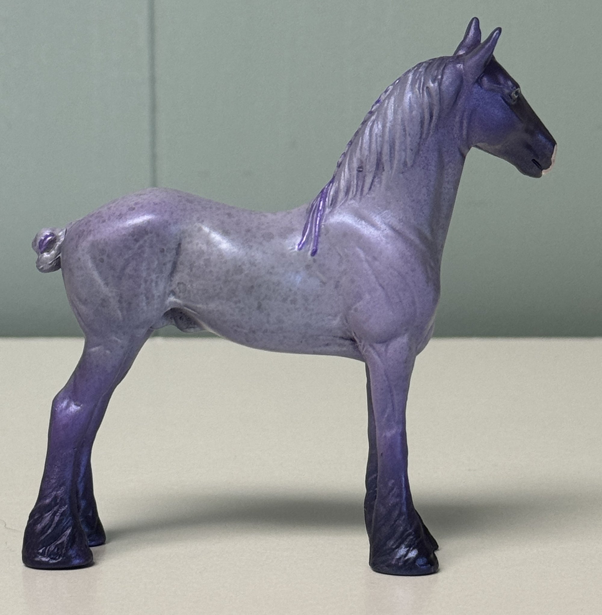 Helitrope OOAK Deco Purple Draft Chip By Jess Hamill EQ24