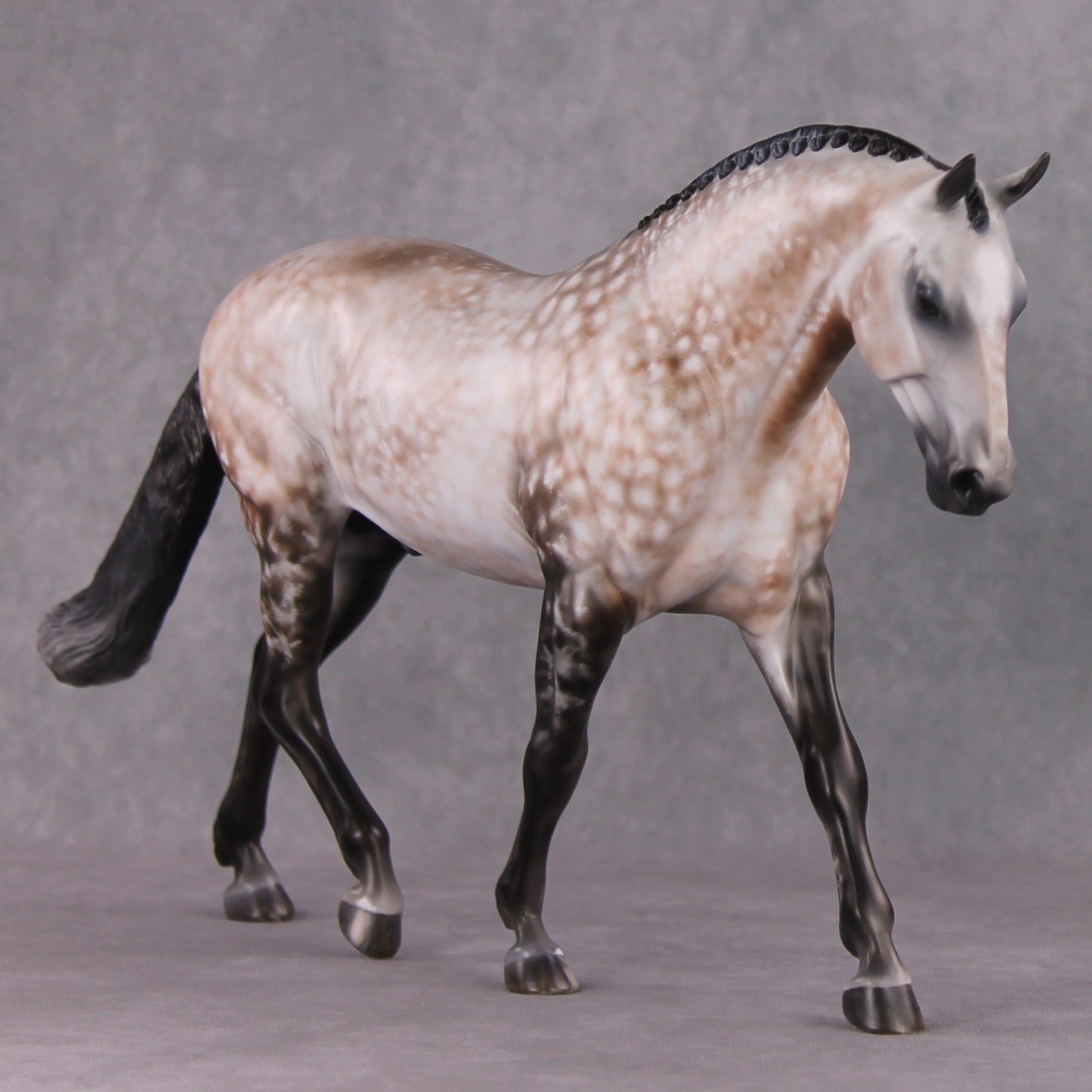 &quot;Bel Grande&quot; OOAK Dappled Rose Grey Irish Draught by Maggie Jenner-Bennett Best Offer 1/21/25