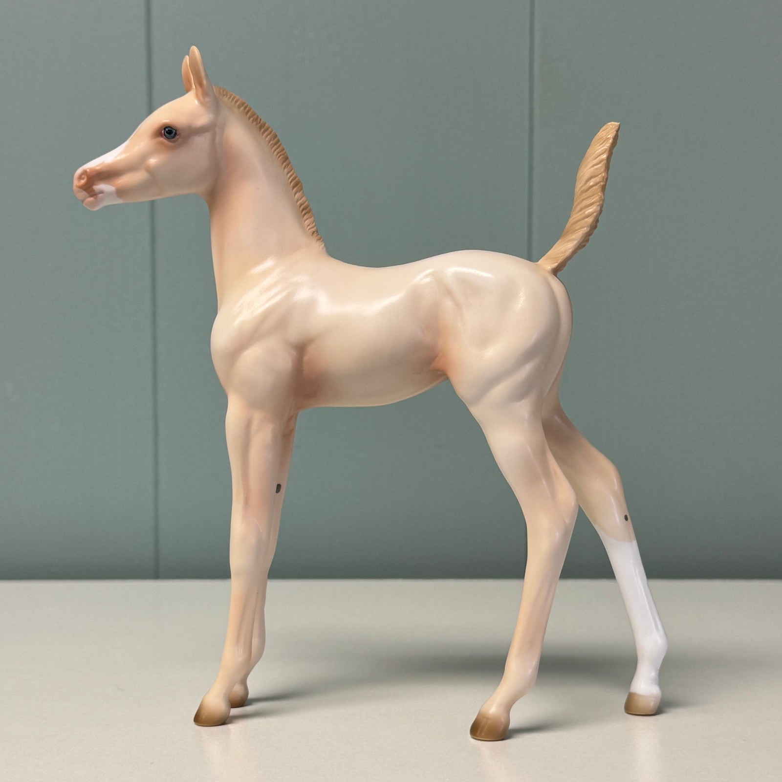 Little Golden Girl OOAK Cremello Arabian Foal By Ashley Palmer EQ24