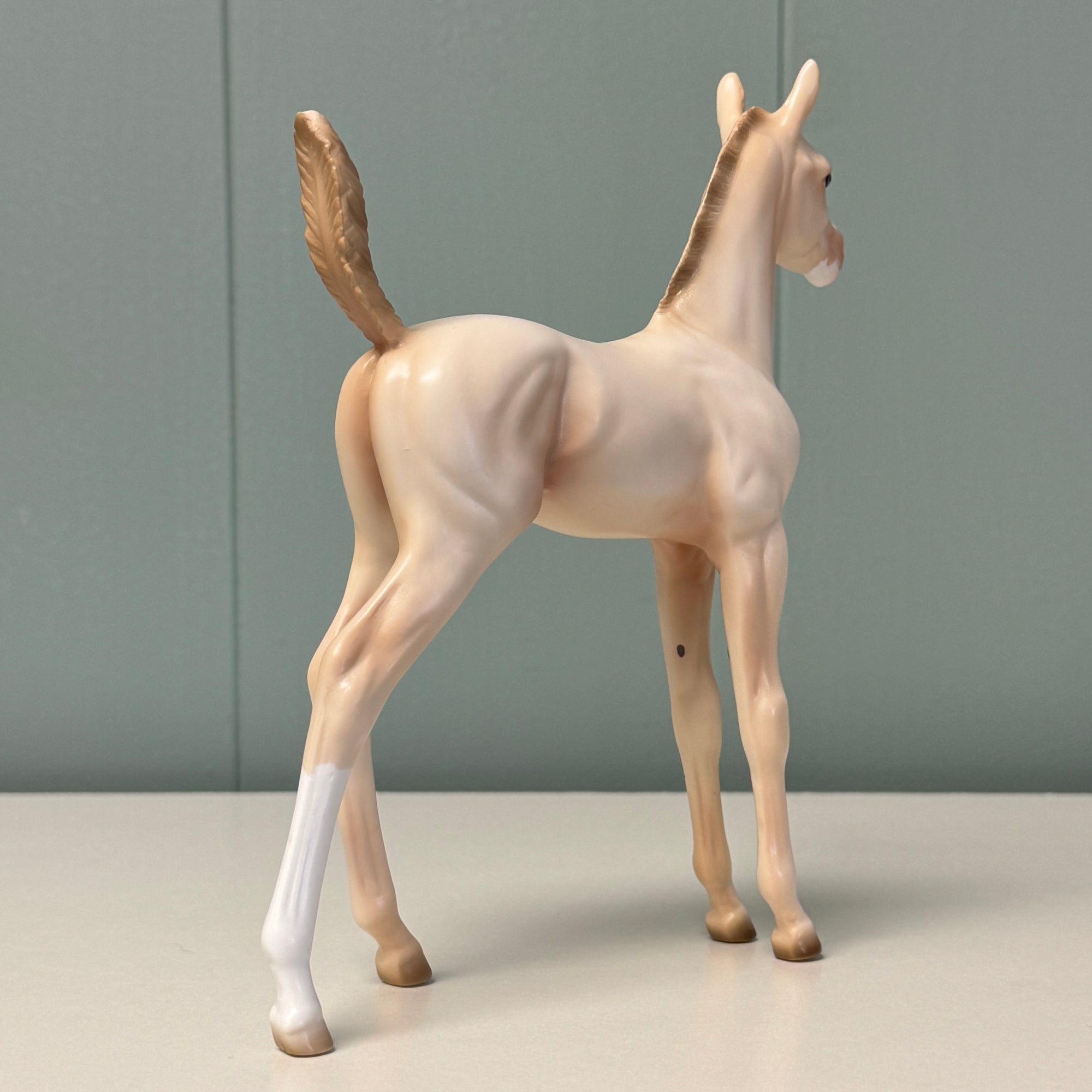 Little Golden Girl OOAK Cremello Arabian Foal By Ashley Palmer EQ24