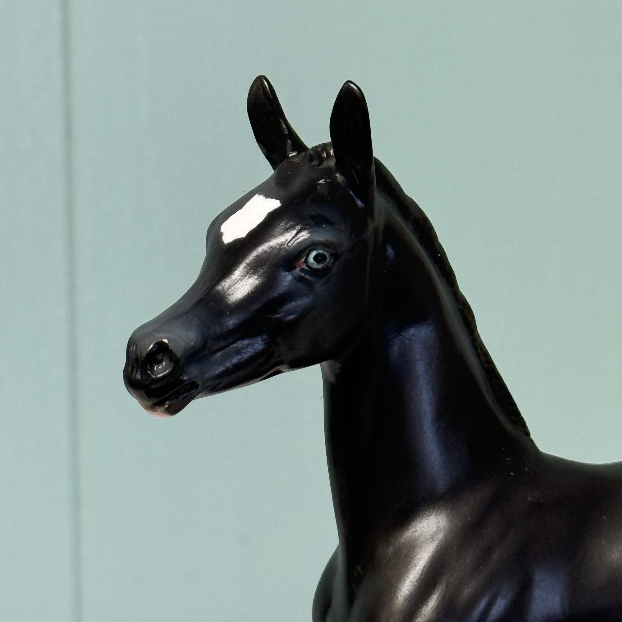 Ink Spot OOAK Black Arabian Foal By Ashley Palmer EQ24