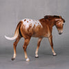 Not Today OOAK Custom Chestnut Appaloosa Pebble Mule By Ellen Robbins BEST OFFERS LHS24