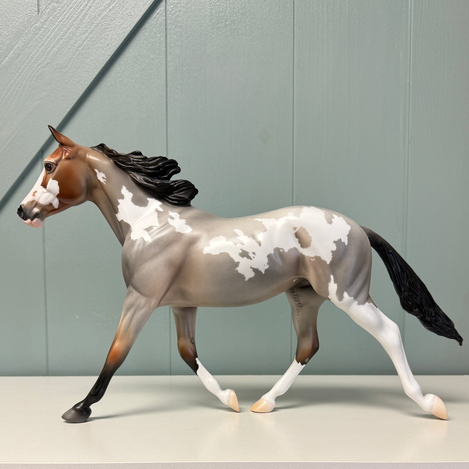 Dragolin OOAK Bay Roan Pinto Palouse By Jess Hamill EQ24