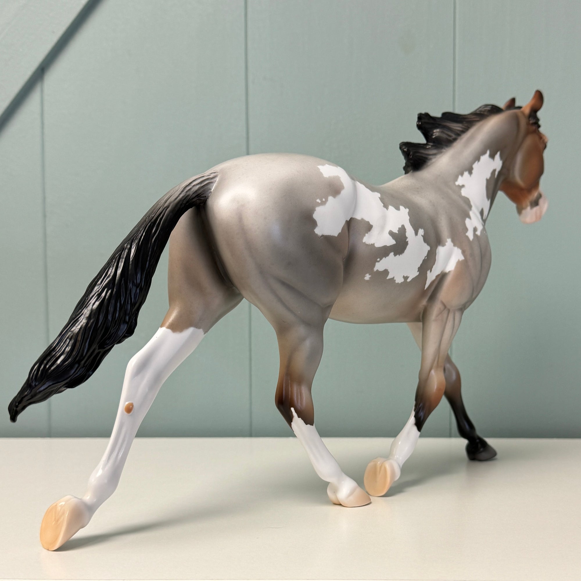 Dragolin OOAK Bay Roan Pinto Palouse By Jess Hamill EQ24
