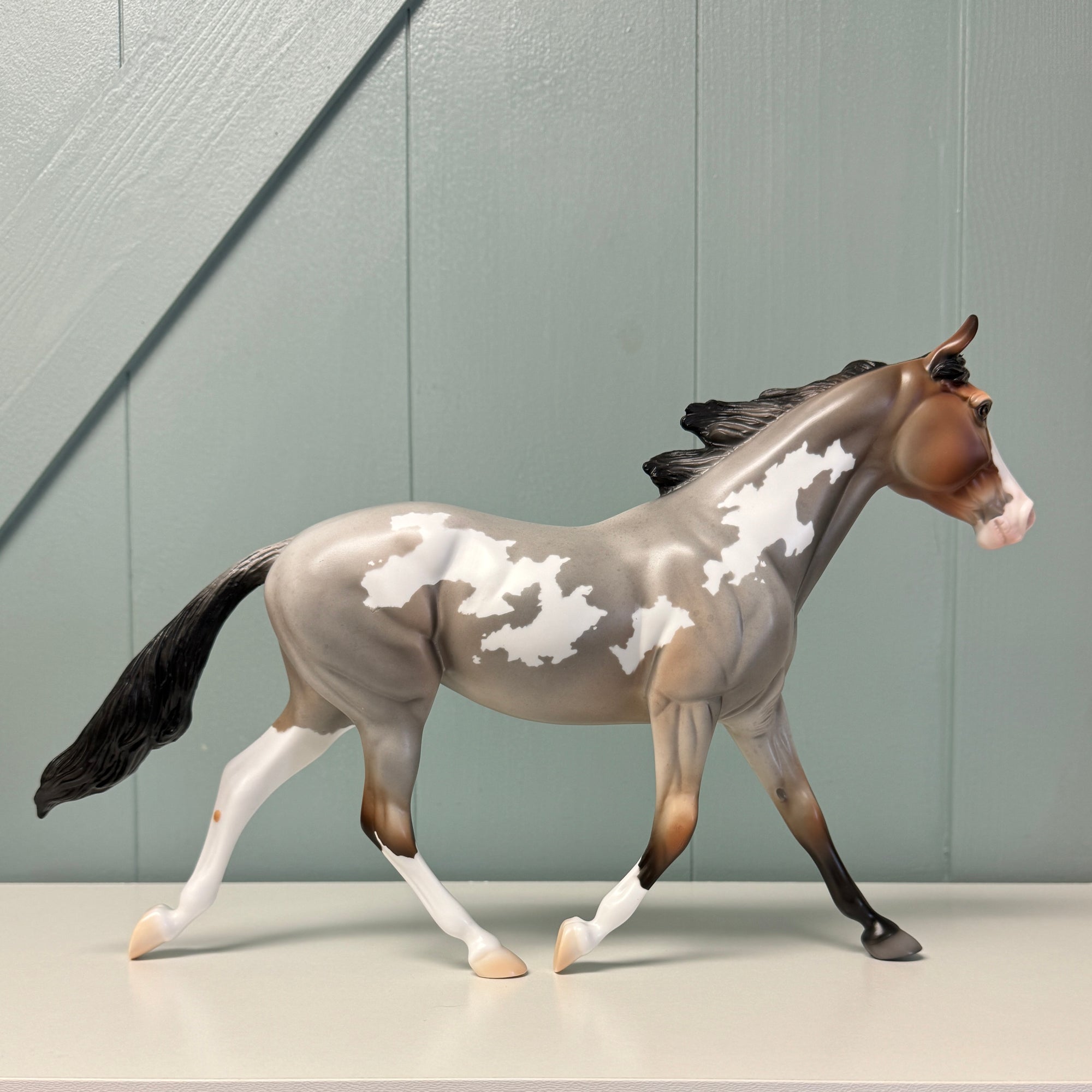 Dragolin OOAK Bay Roan Pinto Palouse By Jess Hamill EQ24