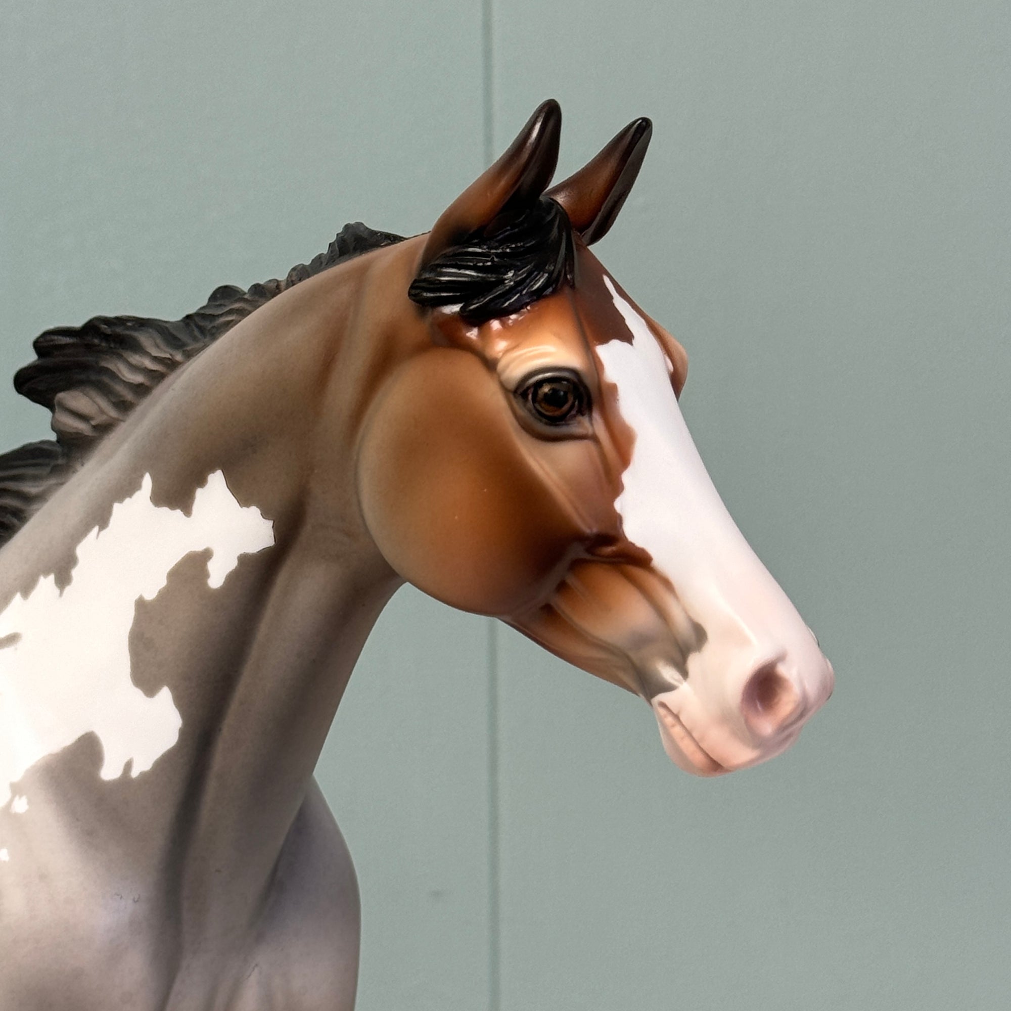 Dragolin OOAK Bay Roan Pinto Palouse By Jess Hamill EQ24