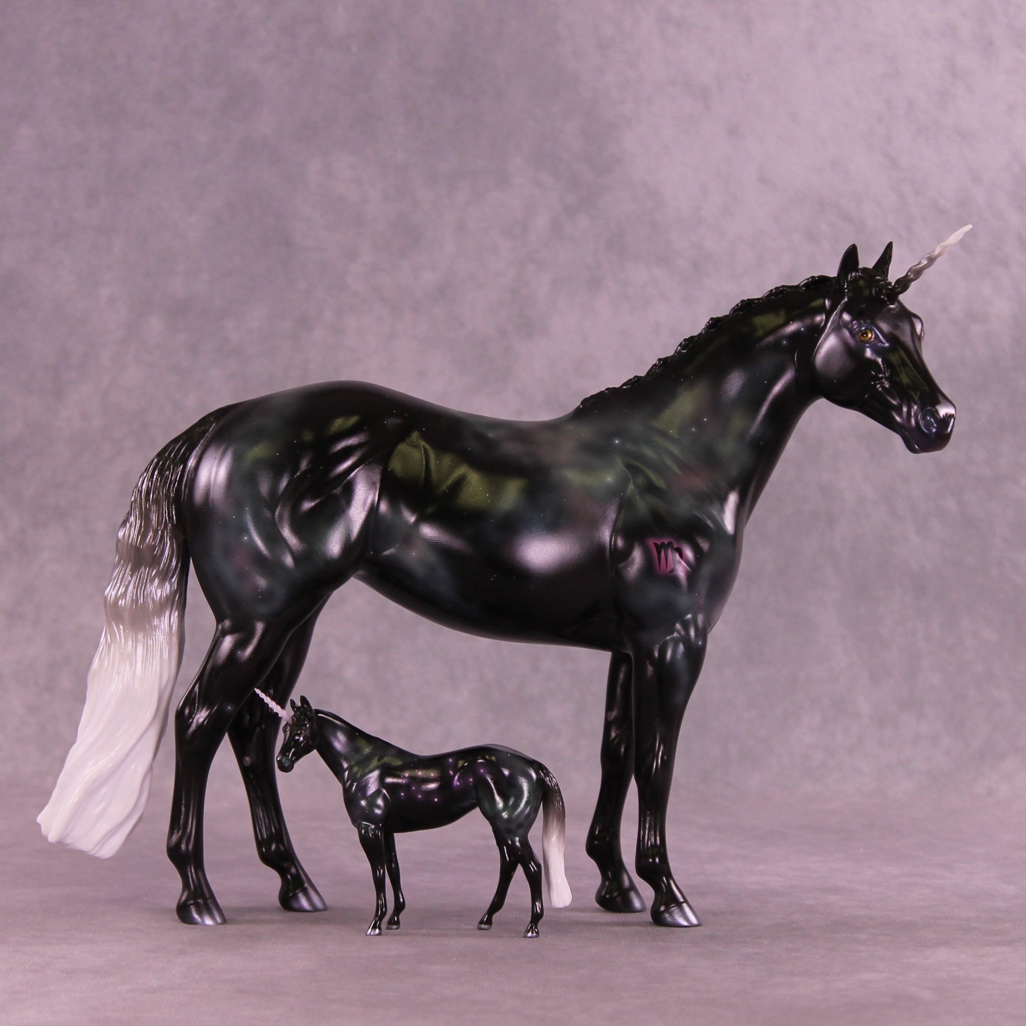 Mini Porrima OOAK EFCM Chip Stock Horse by Ashley Palmer &amp; Melanie Miller SCD26