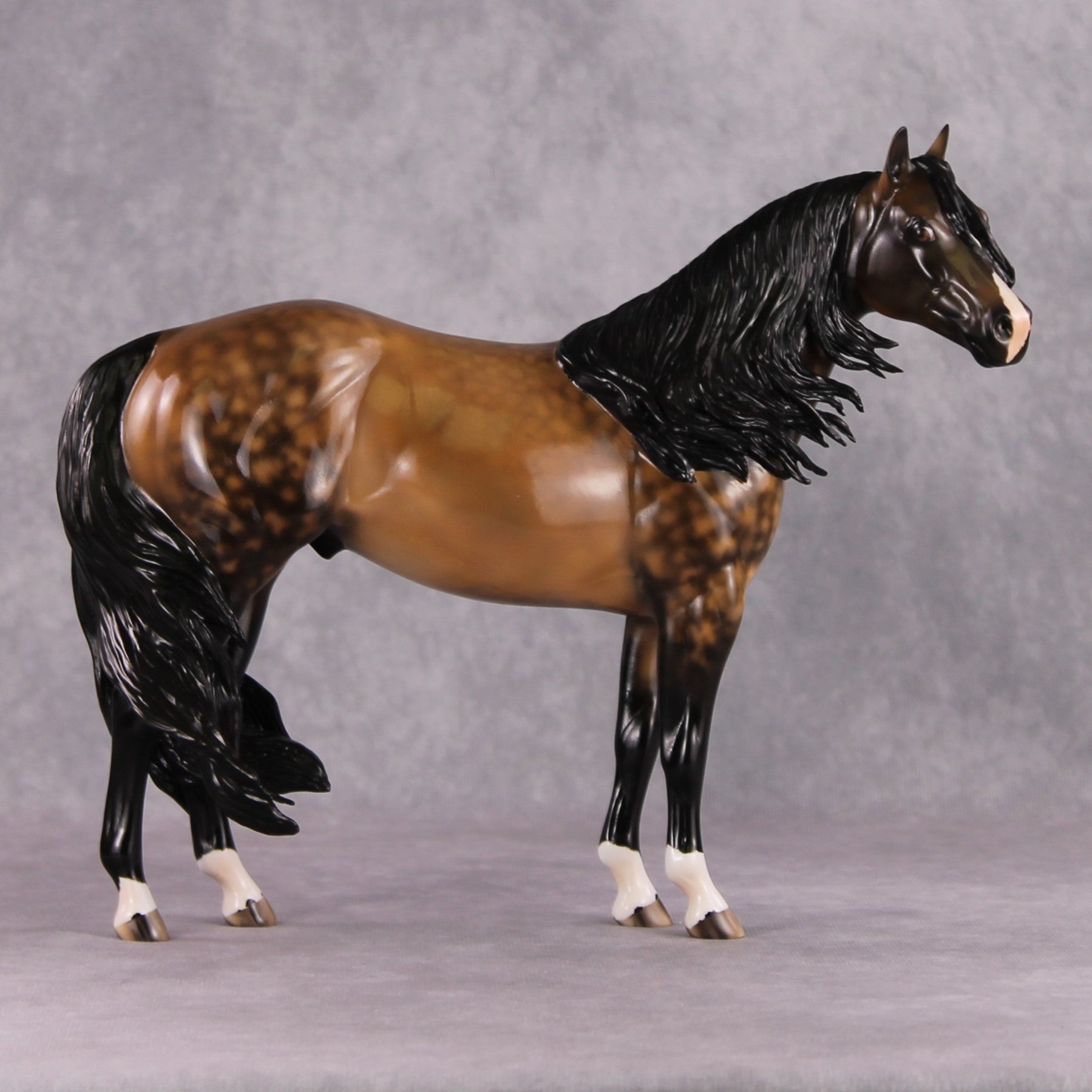 "Desatoya Dream" OOAK Dappled Buckskin ISH by Maggie Jenner-Bennett &amp; Mona Best Offer 1/21/25