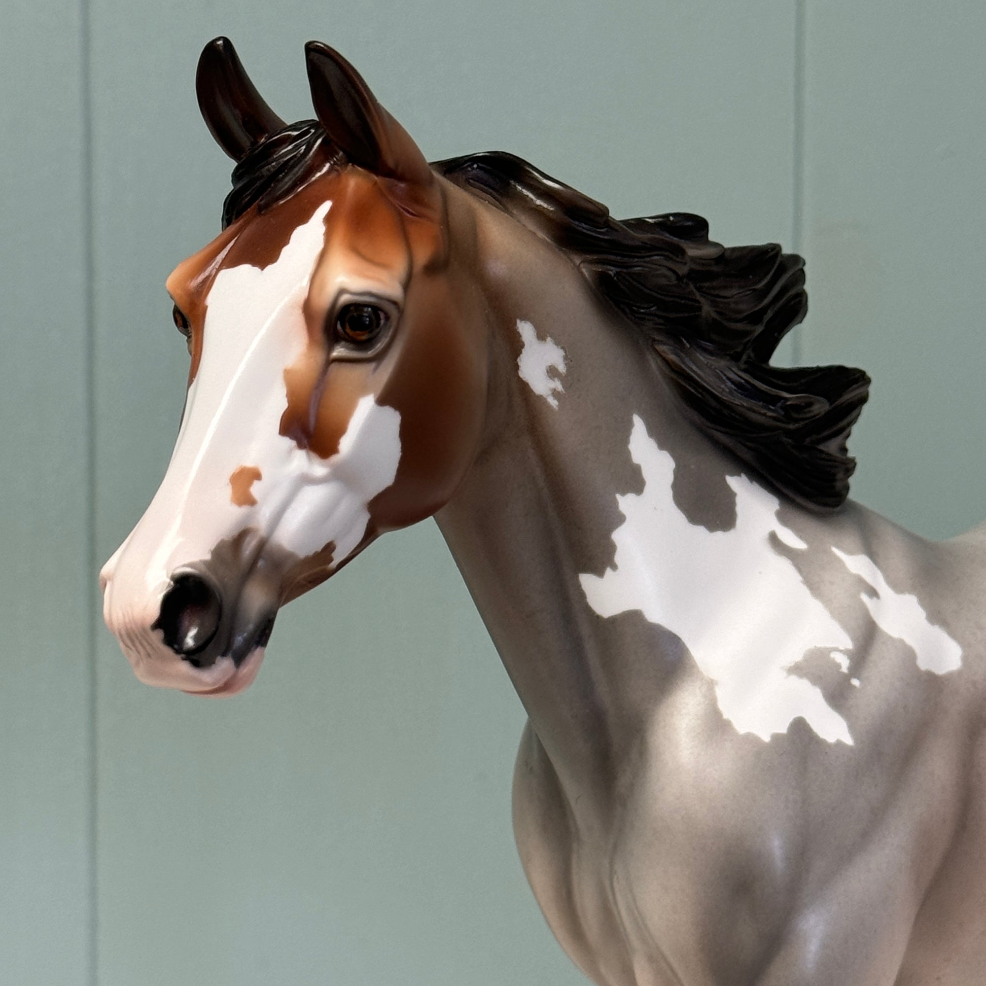 Dragolin OOAK Bay Roan Pinto Palouse By Jess Hamill EQ24